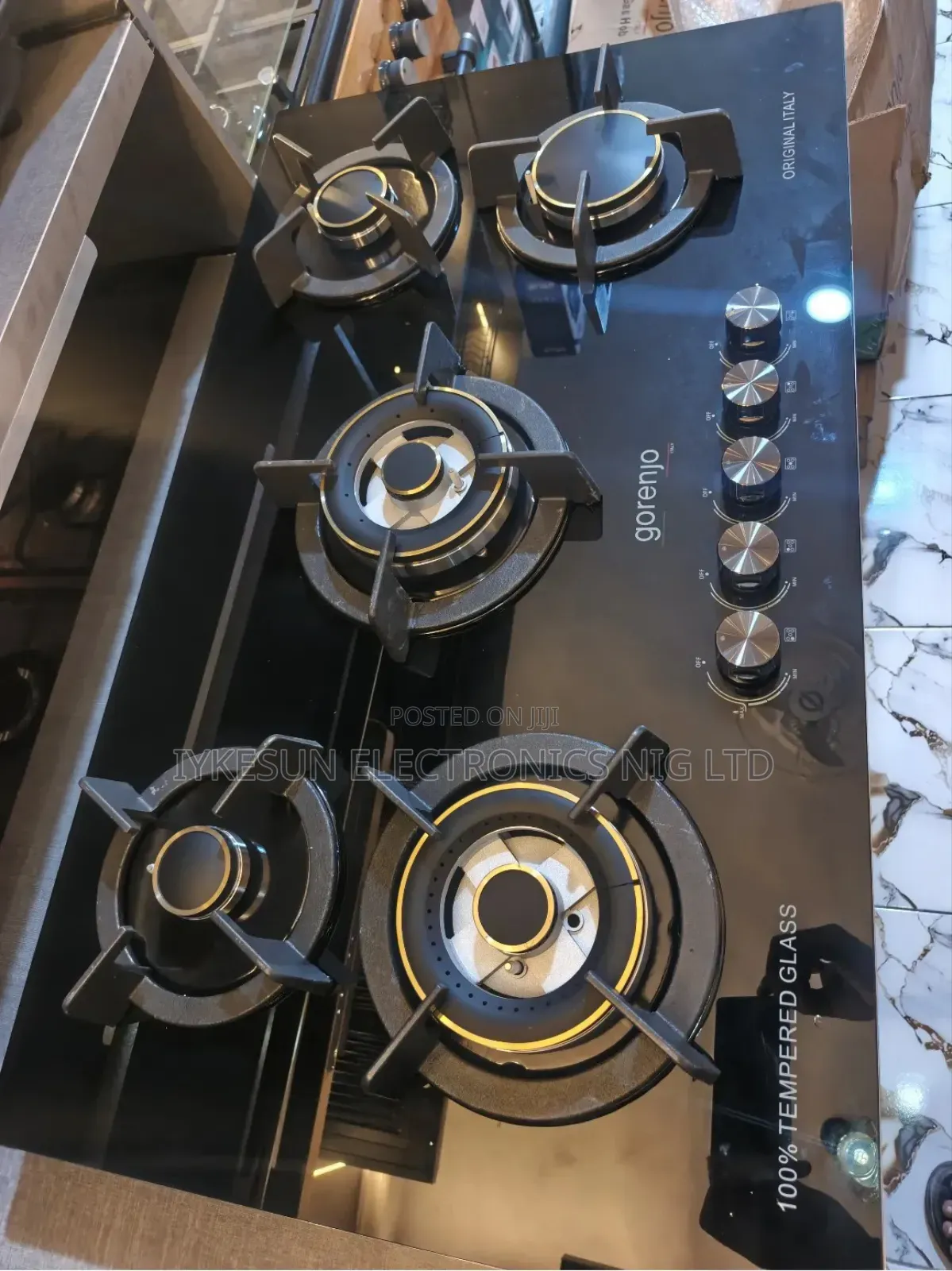Original High Quality Gorenjo Made in Italy Built-in 5 Burners Cooker