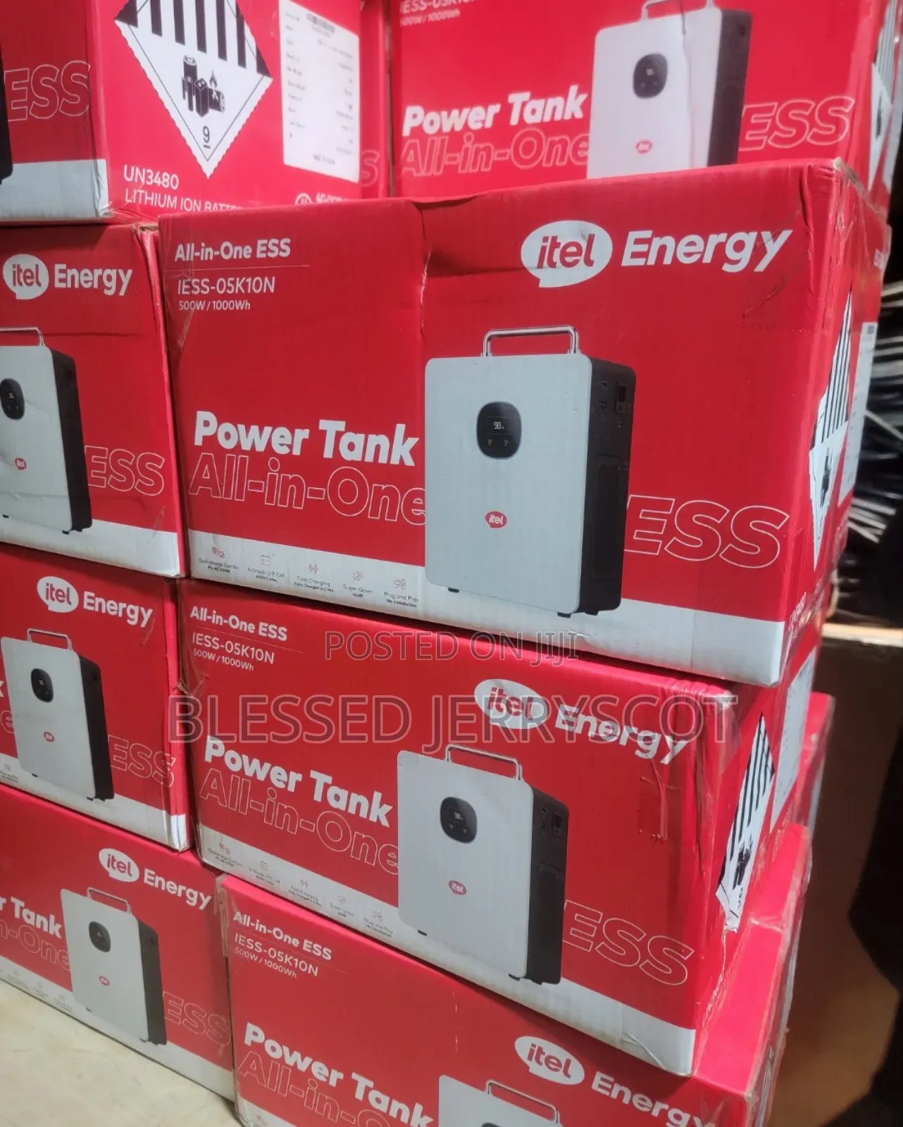 Itel 500w Solar Power Tank/1kwh Battery Storage