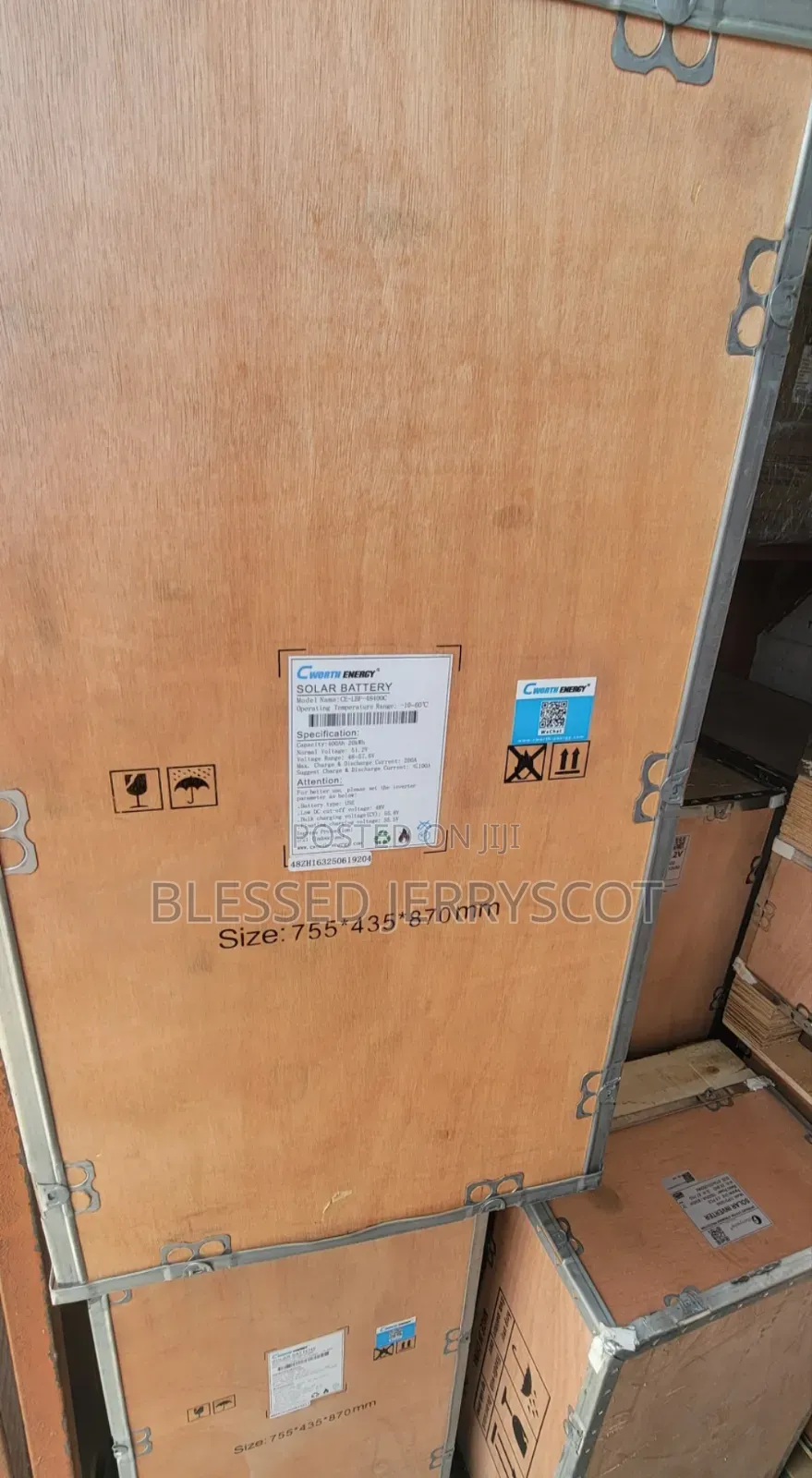 Cworth Energy 20kwh 48v Lithium-ion Inverter Solar Batteries In Stock.
