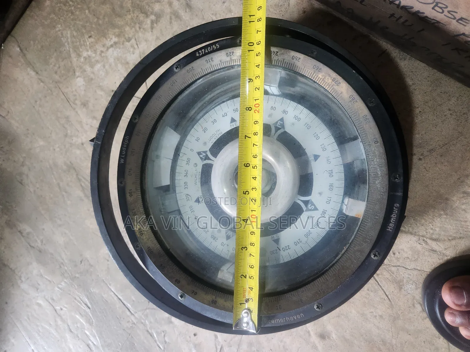 Magnetic Compass Type M55 W.Ludolph Germany