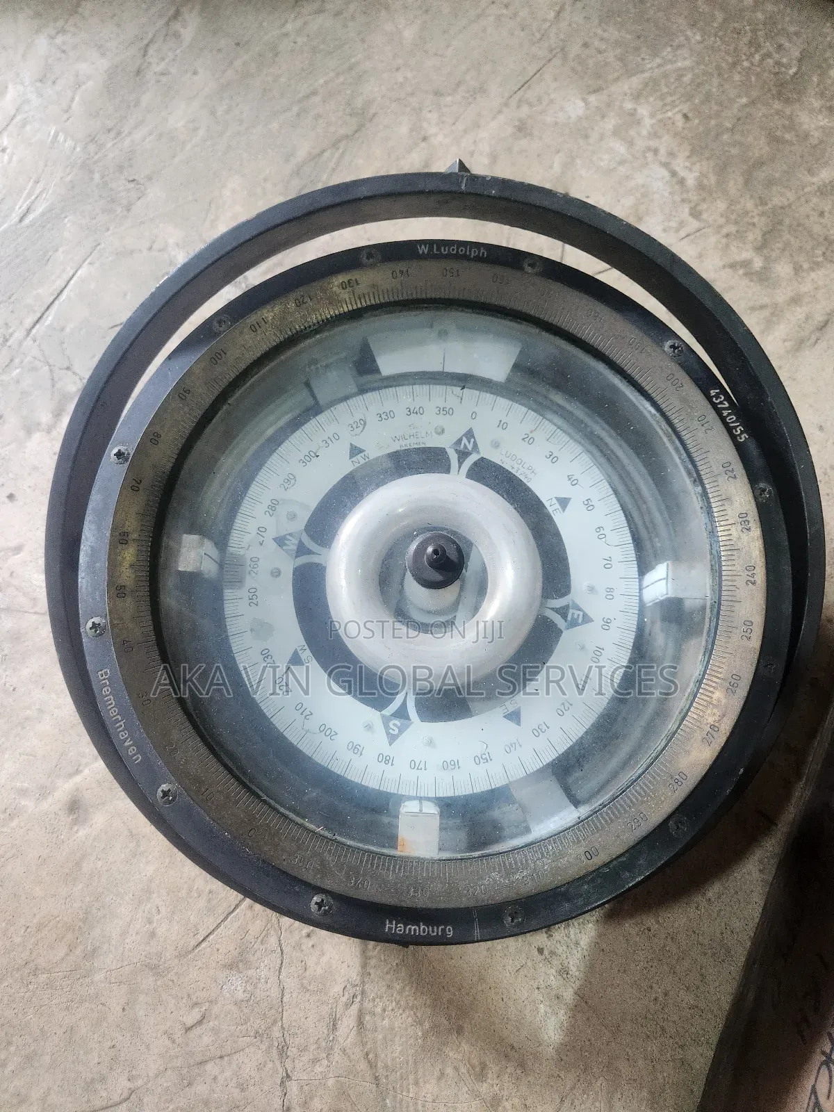 Magnetic Compass Type M55 W.Ludolph Germany