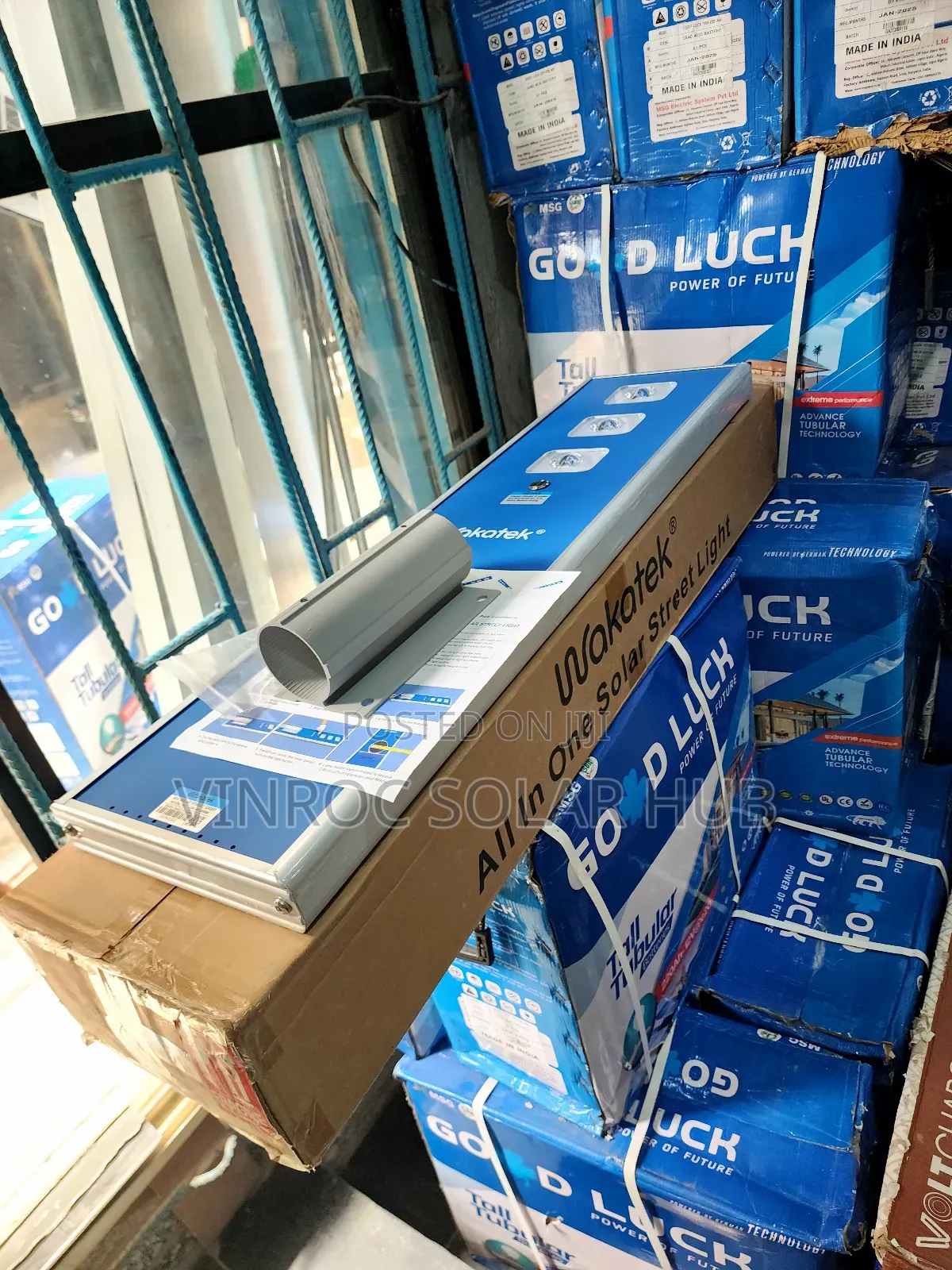 300w Wakatek Solar Streetlights