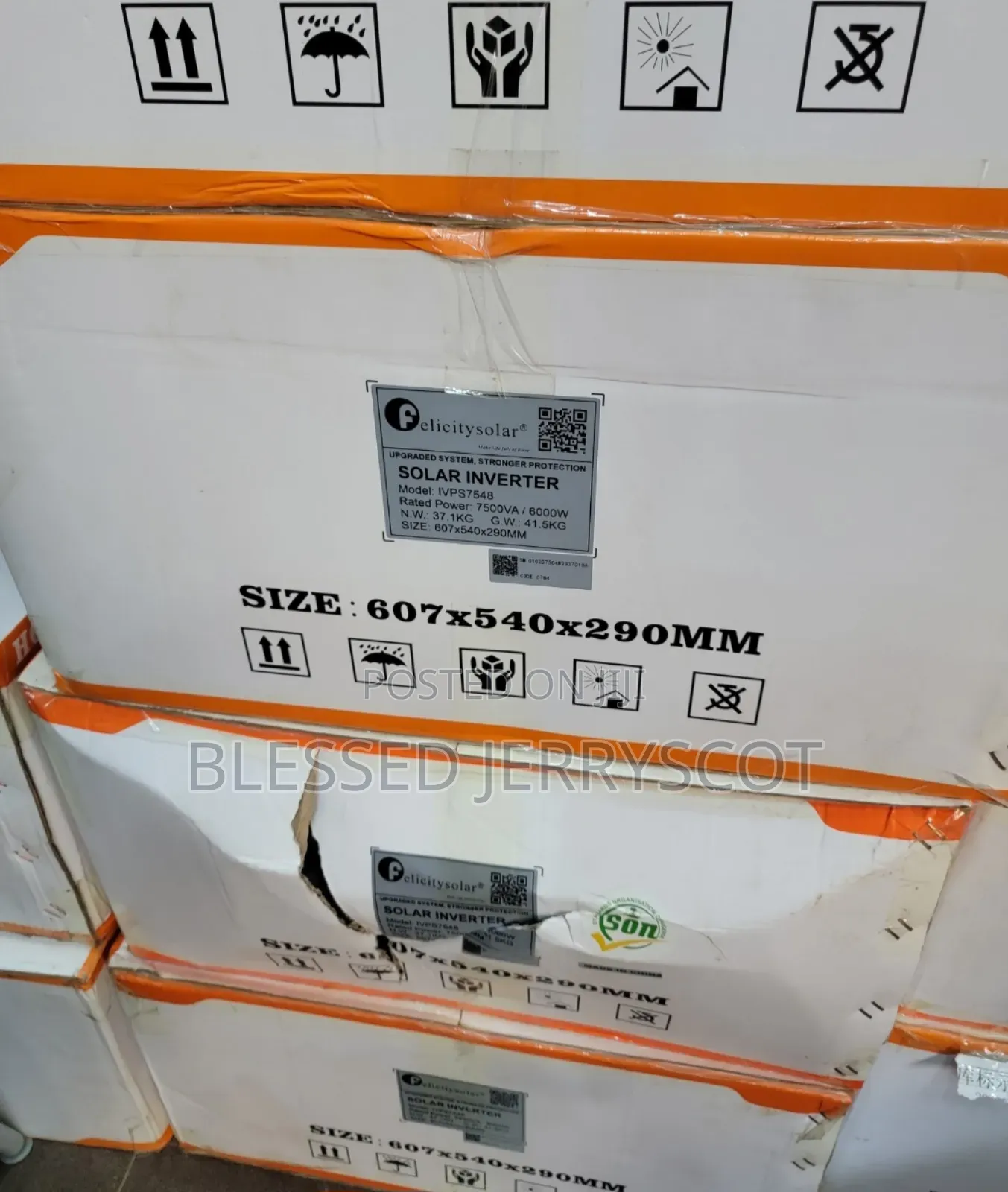 Felicity 7.5kva 48v Ivps Transformerbase Solar Inverter In Stock.