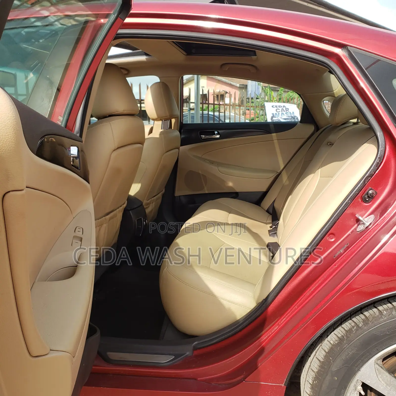 Hyundai Sonata Limited 2.0T Sedan (2.0L 4cyl 6A) 2013 Red