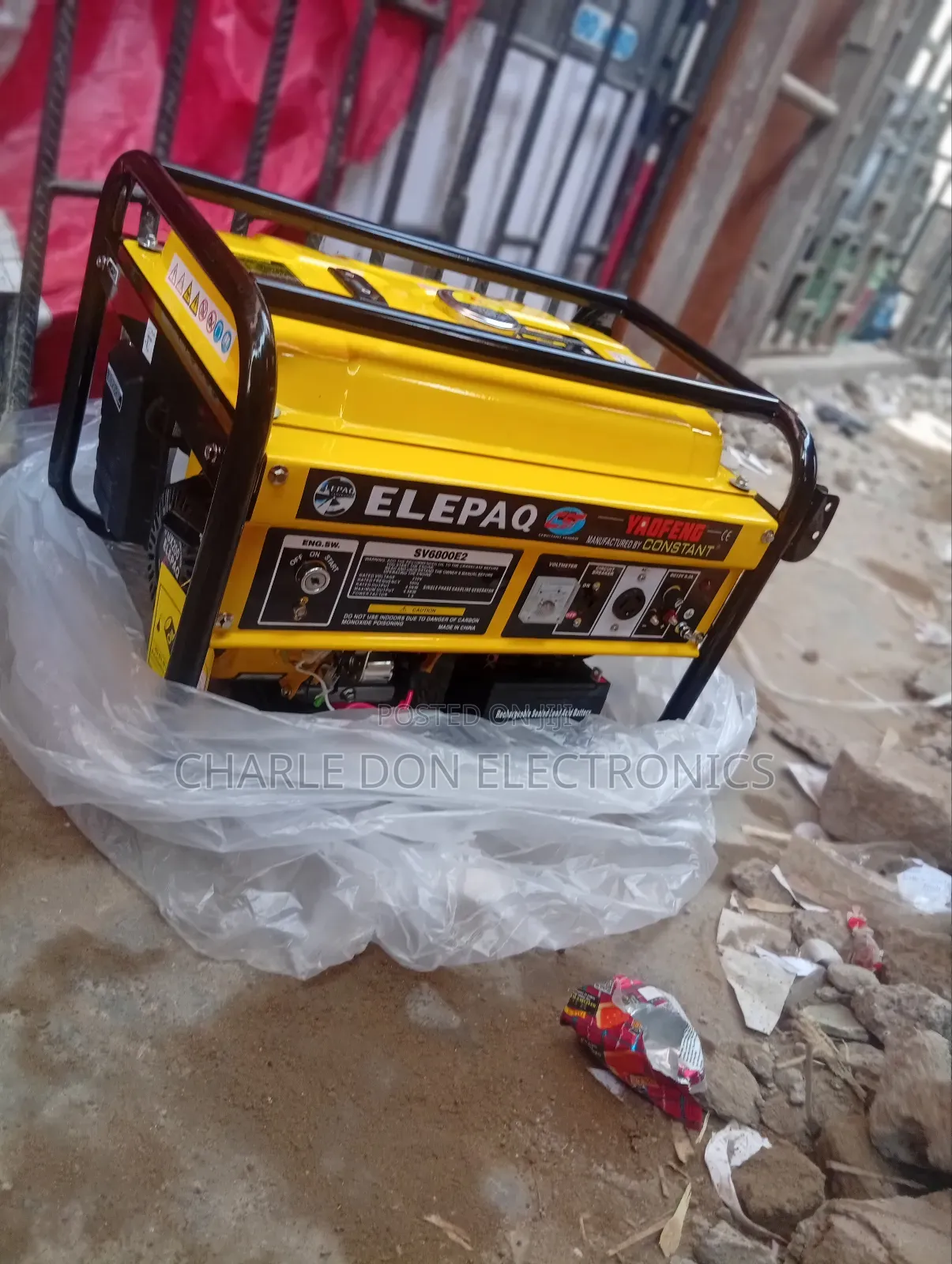 Elepaq E2 4.5kva Petrol Generator – 100% Copper Coil