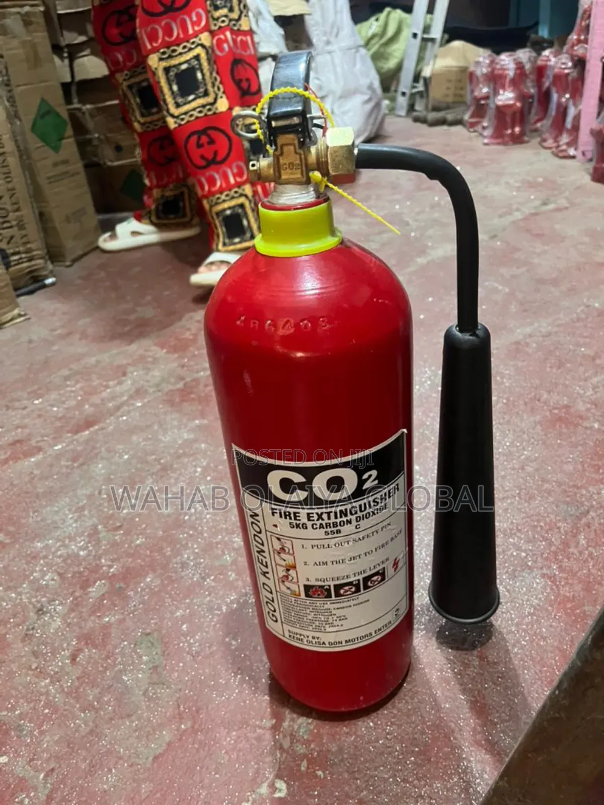 Co2 Fire Extinguisher – Electrical & Flammable Liquid Safety