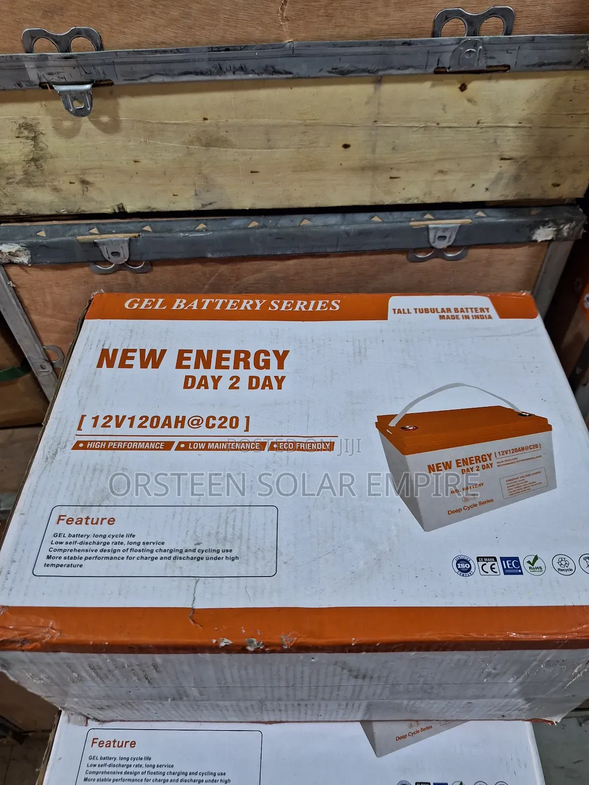 New Energy 12-120 Deep-Cycle Gel Batteries