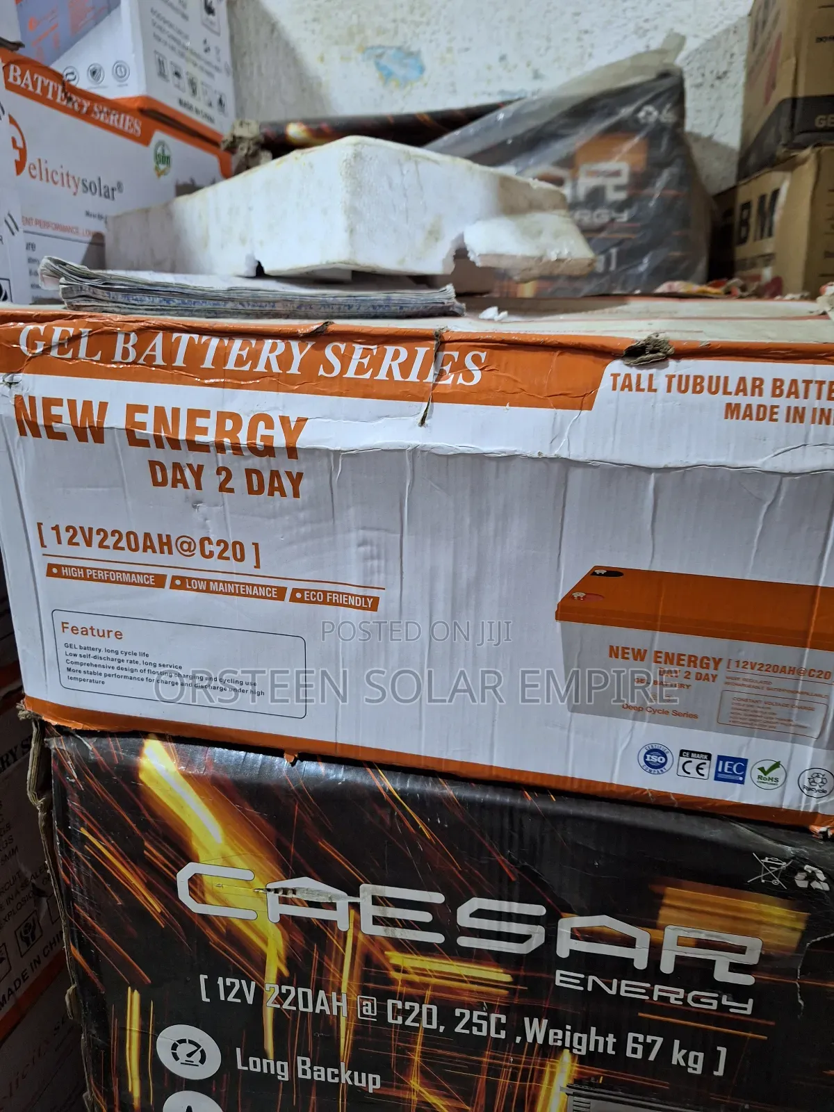 New Energy 220ah Deep-Cycle Gel Batteries
