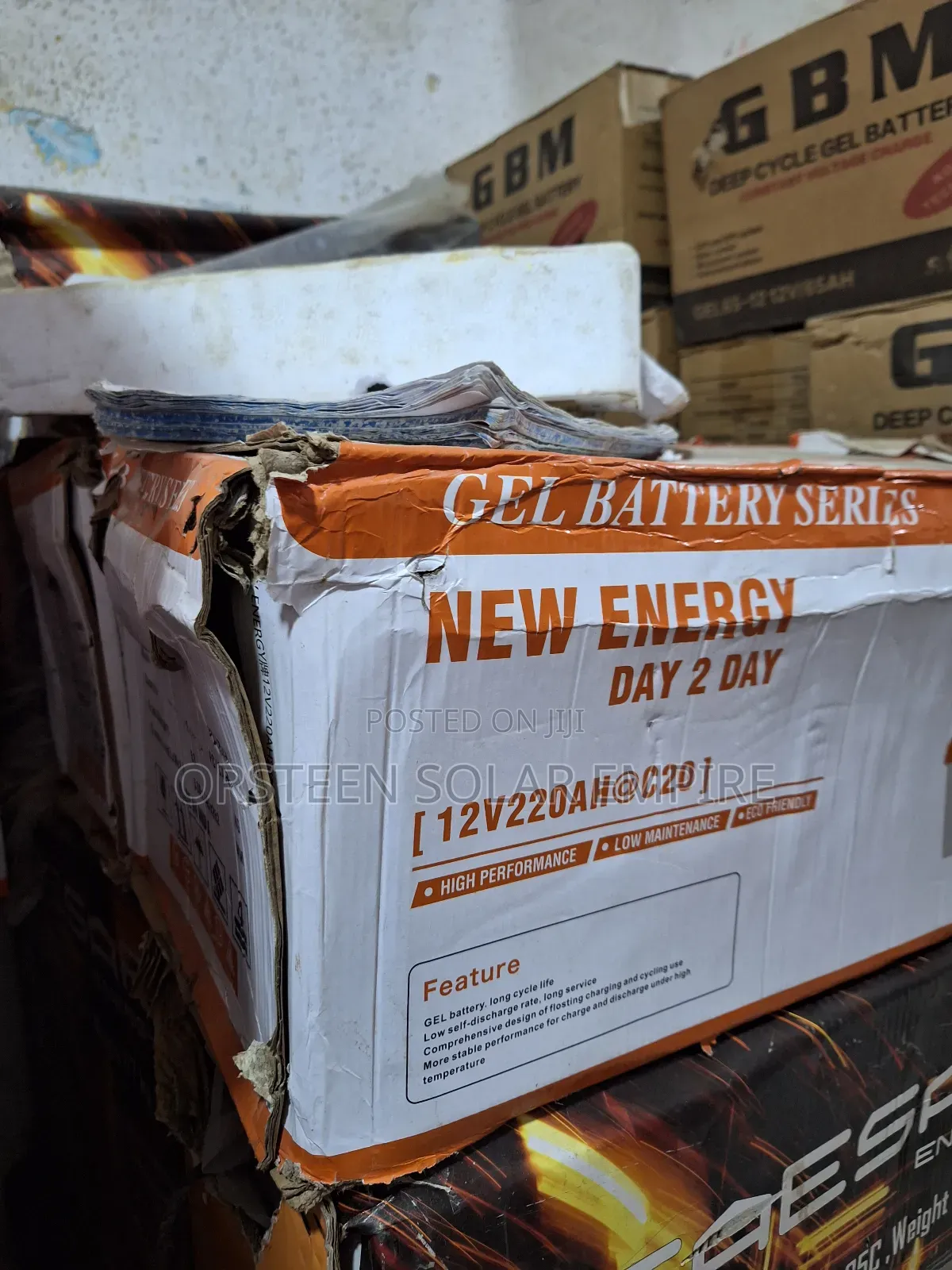 New Energy 220ah Deep-Cycle Gel Batteries