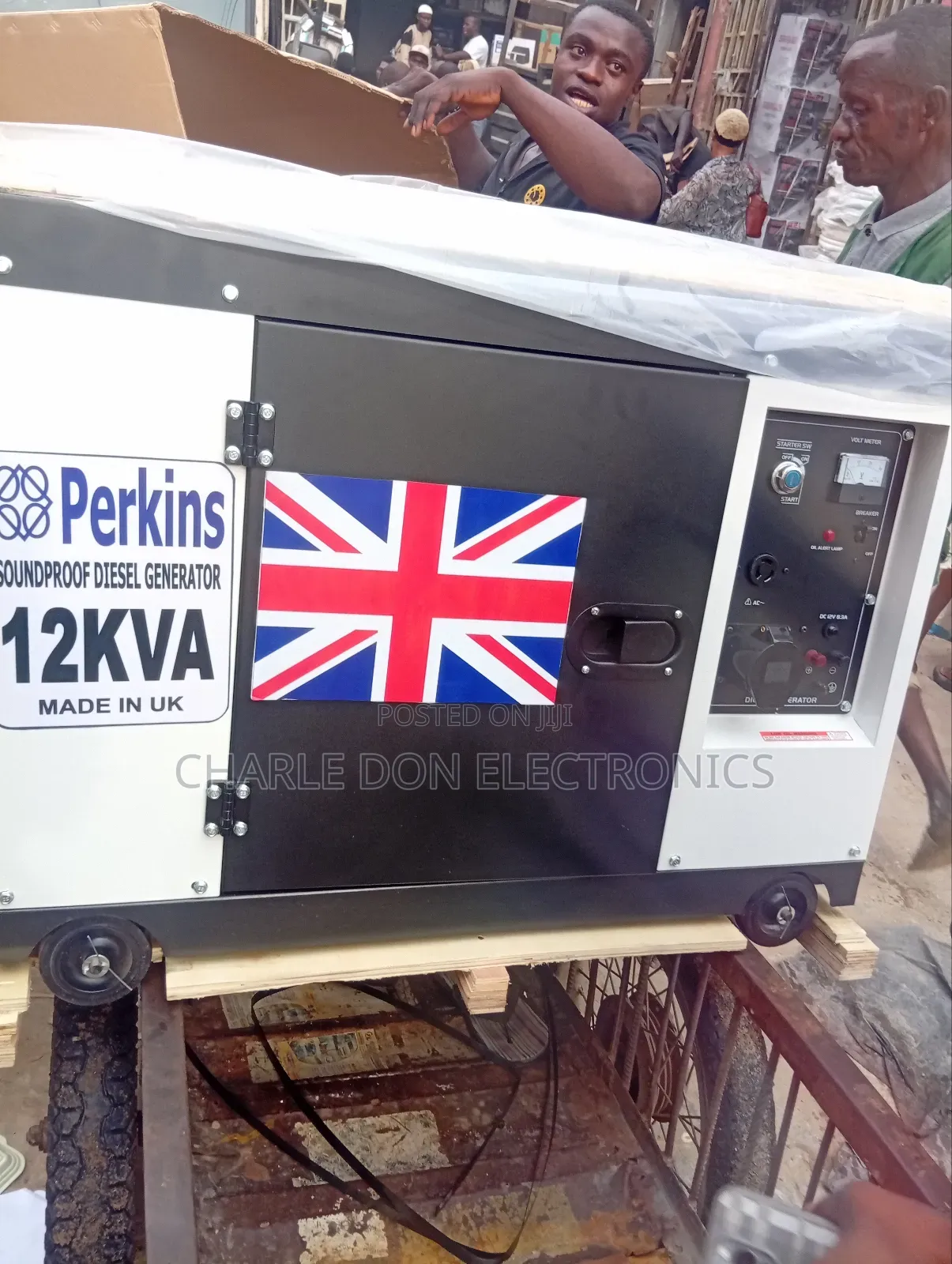 Perkins 12kva Generator – Quiet Operation, Copper Coil