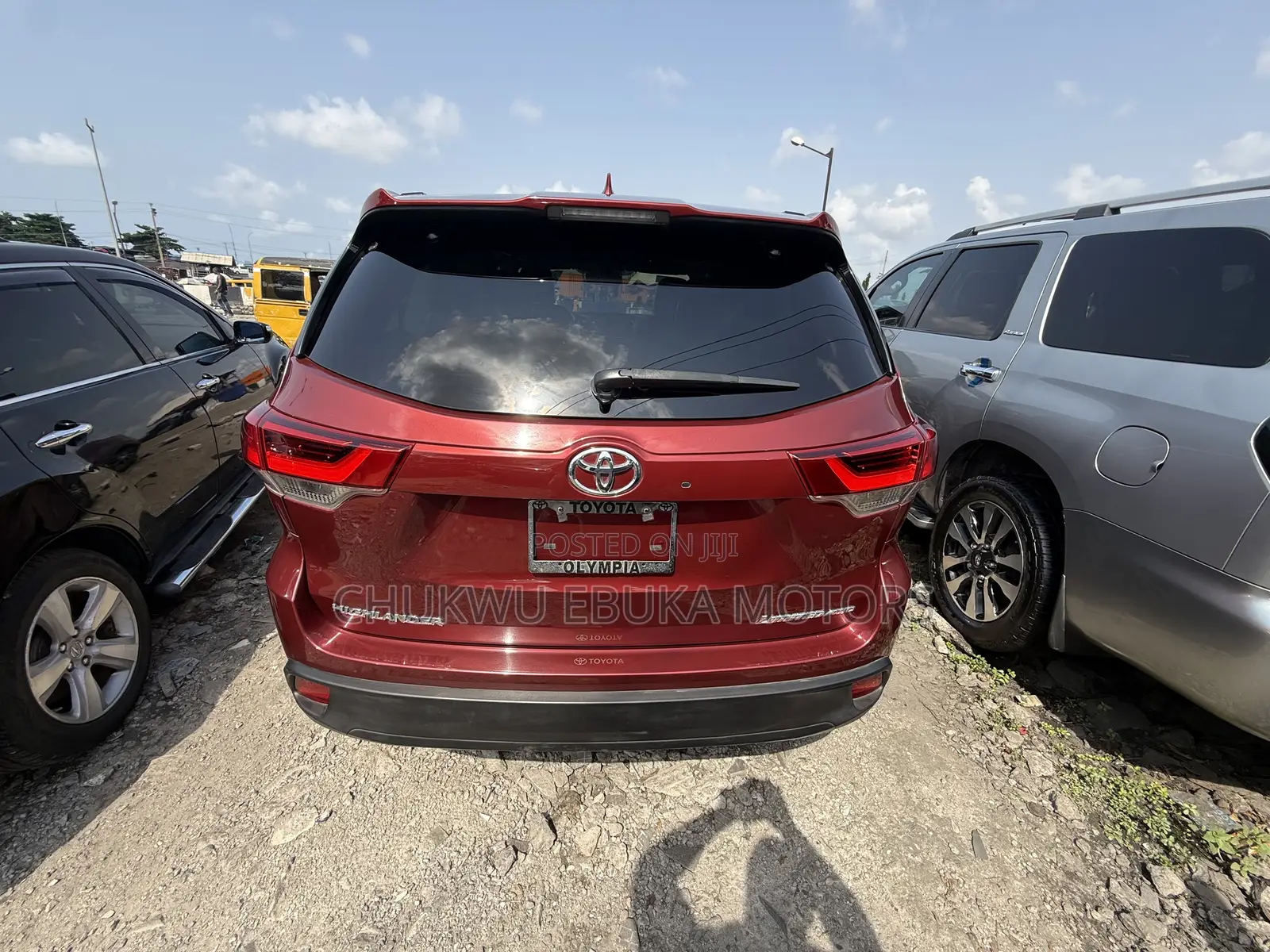 Toyota Highlander Limited 4x4 V6 (3.5L 6cyl 8A) 2018 Red