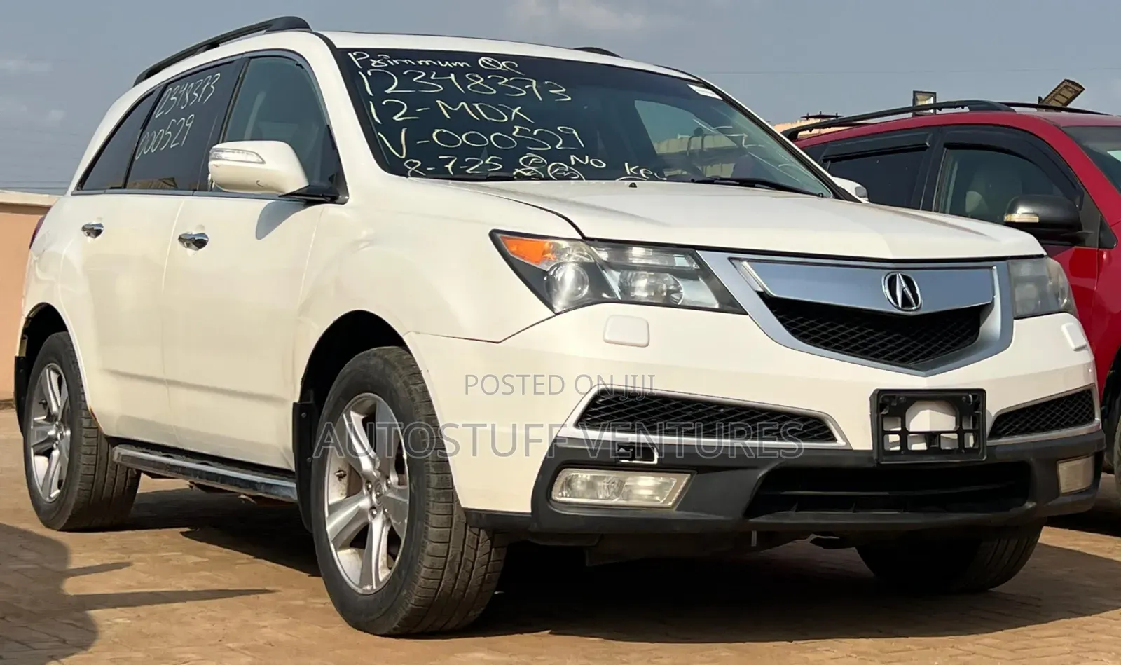 Acura MDX Advance Package SUV AWD (3.7L 6cyl 6A) 2012 White