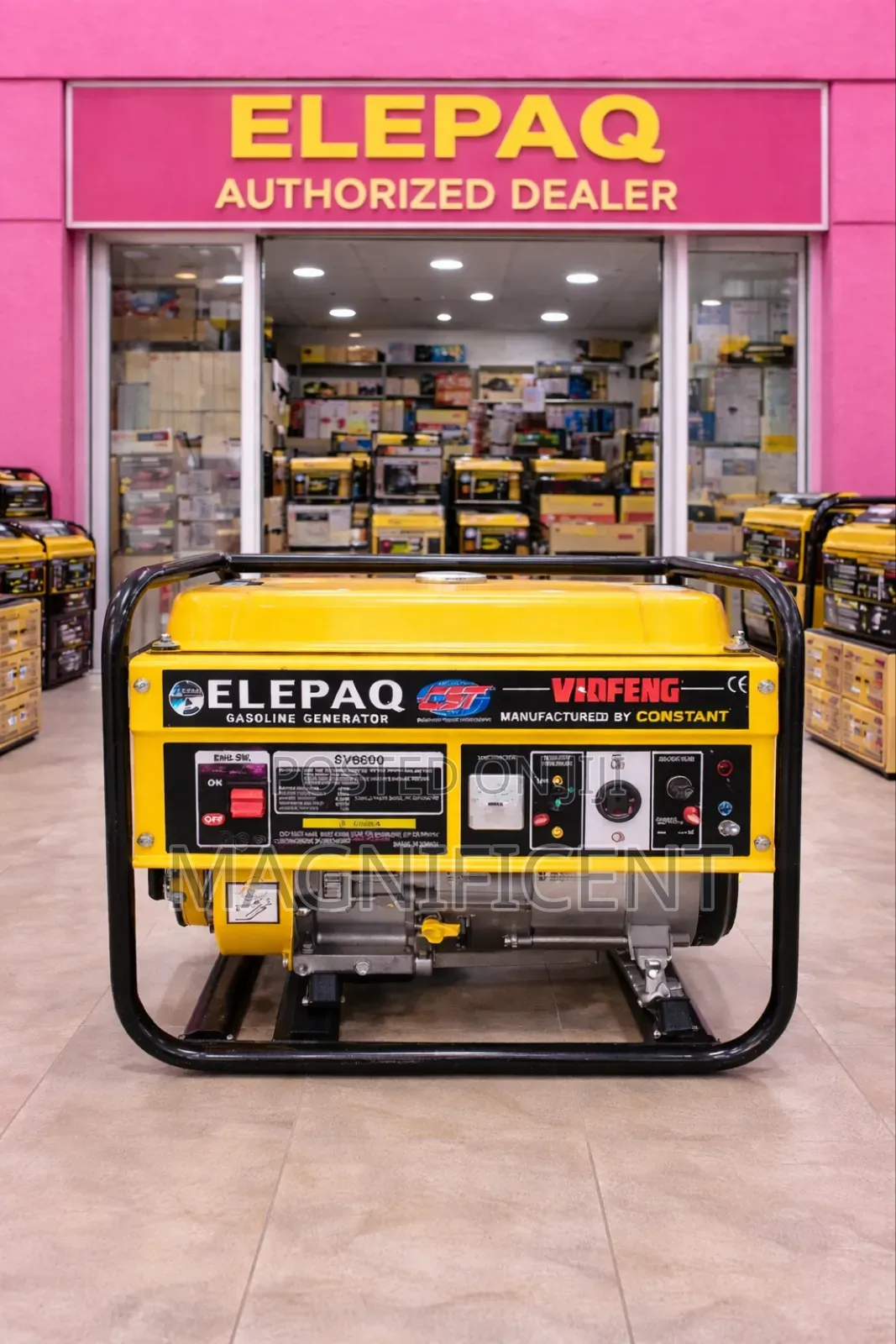 Elepaq 4.5kva Gasoline Generator – Authorized Dealer Showroom Display