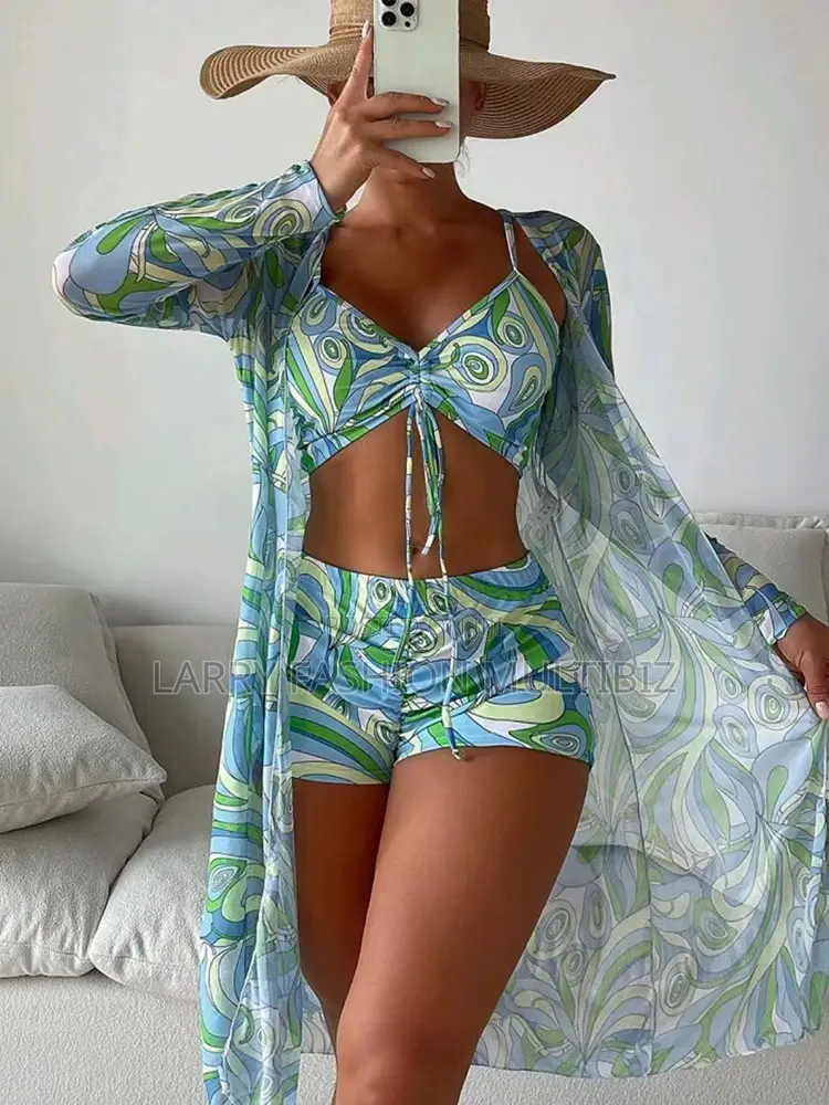 3pc Beach Short and Kimono