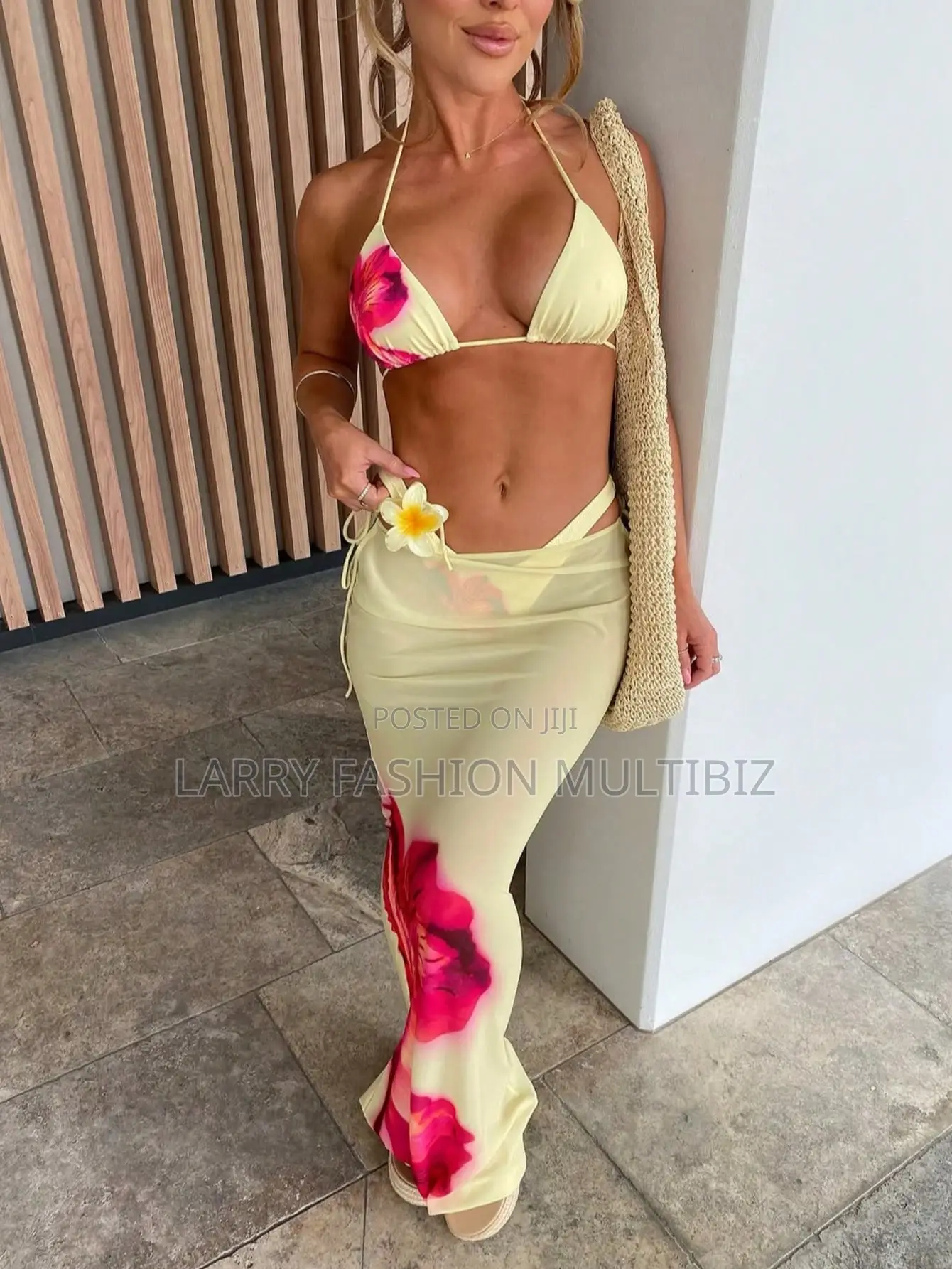 Floral Beachwear Set