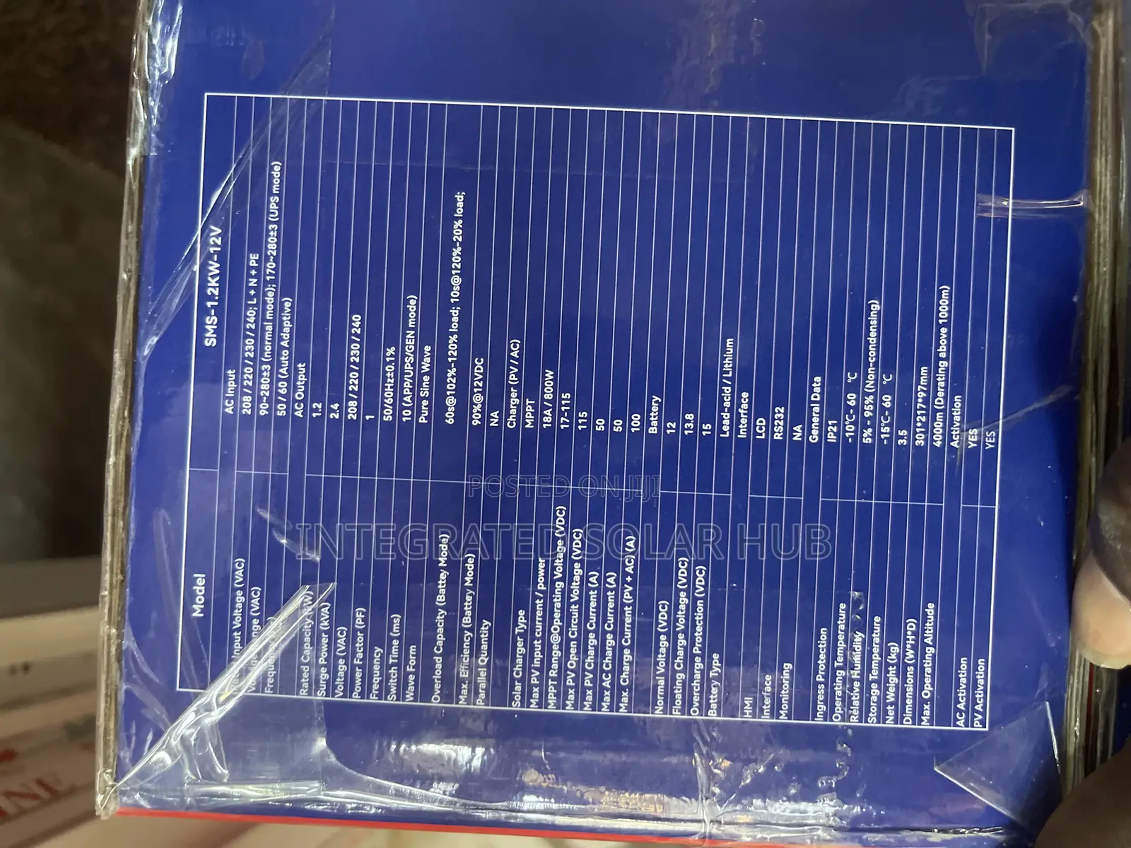 SMS 1.2kva 12v Inverter