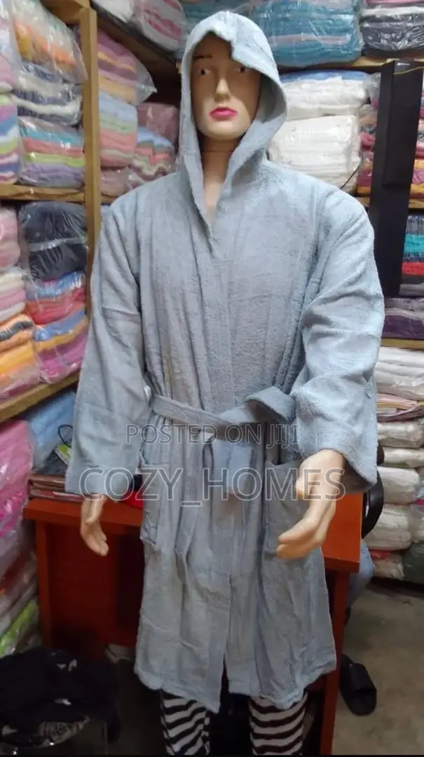 100 % Premium Cotton Bathrobe ( Available in Different Colors)