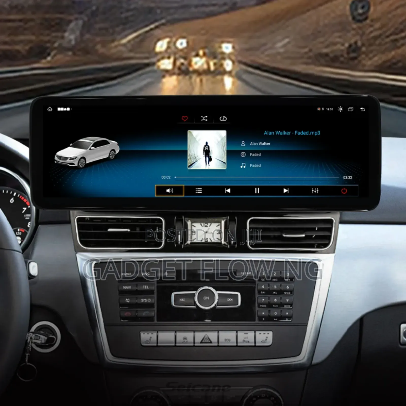 14.9 Inch Android Screen For Ml Gl X166 2012 - 2015 Car Gps Navigation