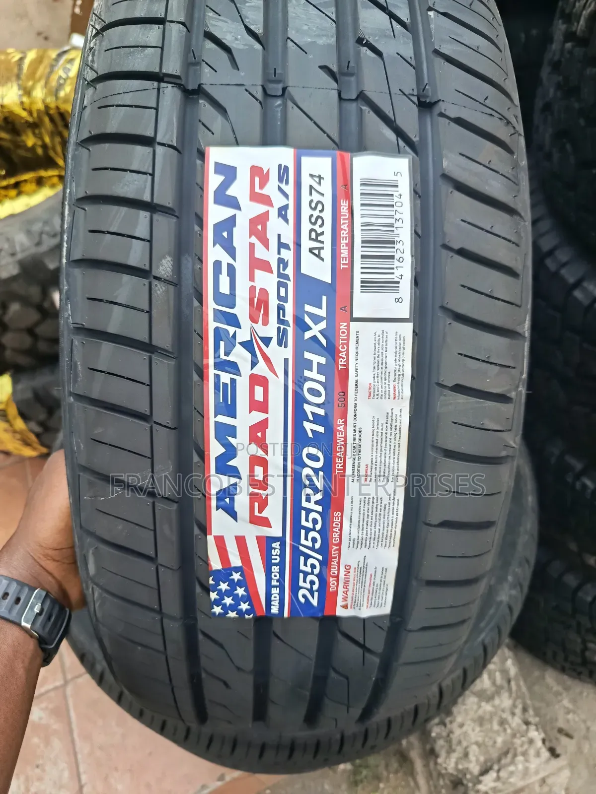 255/55r20 American Roadstar