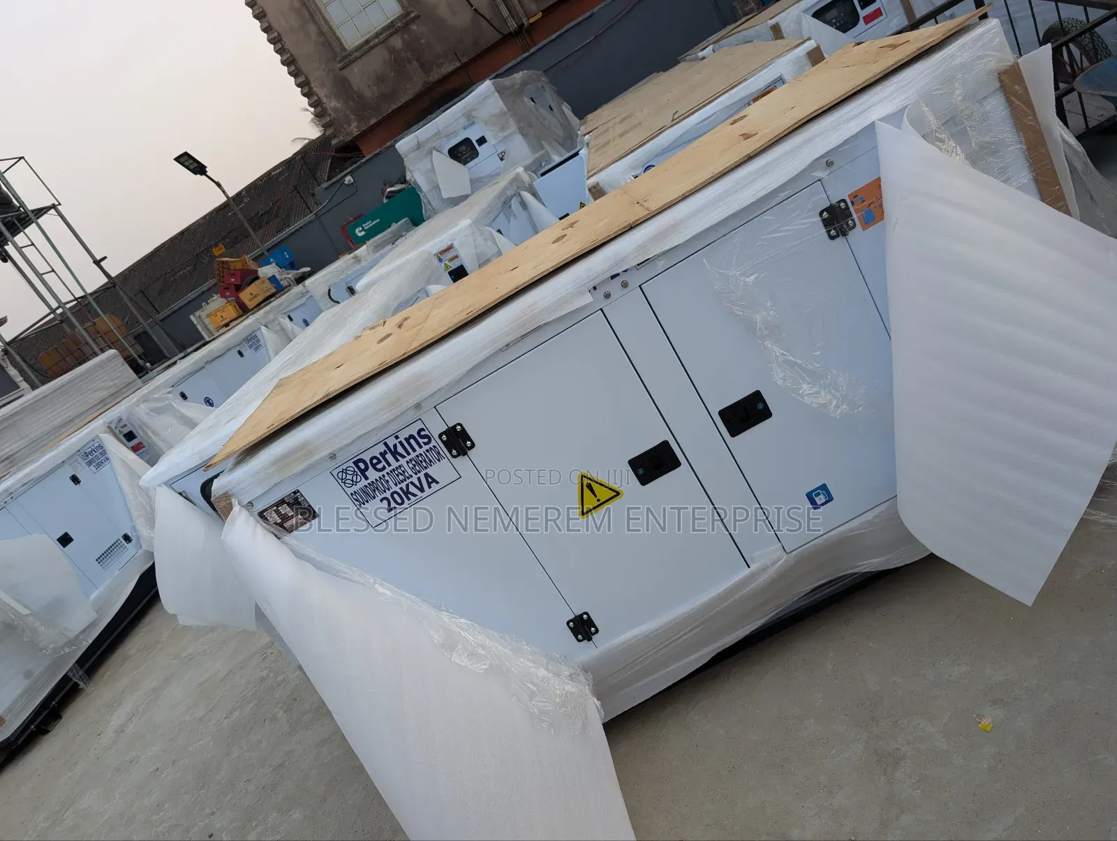 This Is Brand New Perkins Diesel Soundproof Gen Sp20kva 2years Wty