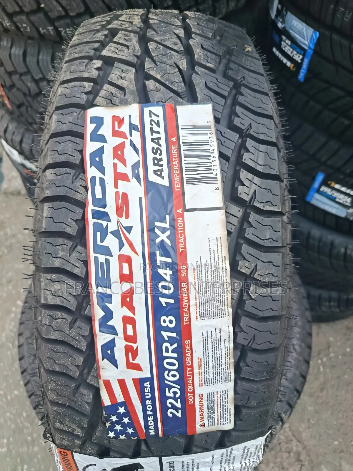 225/60r18 American Roadstar