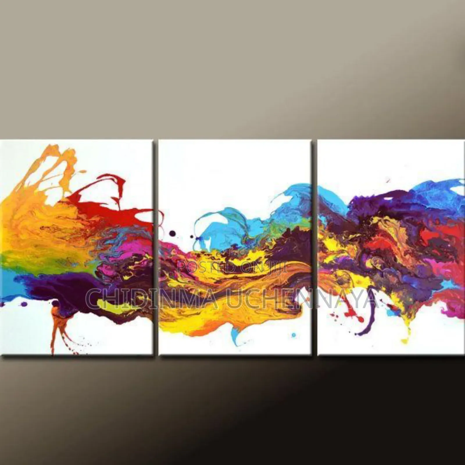 3in1 Prints Wall Art Canvas for Living Room