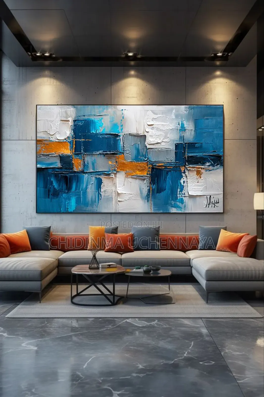 Colorful Abstract Geometric Figure Artworks