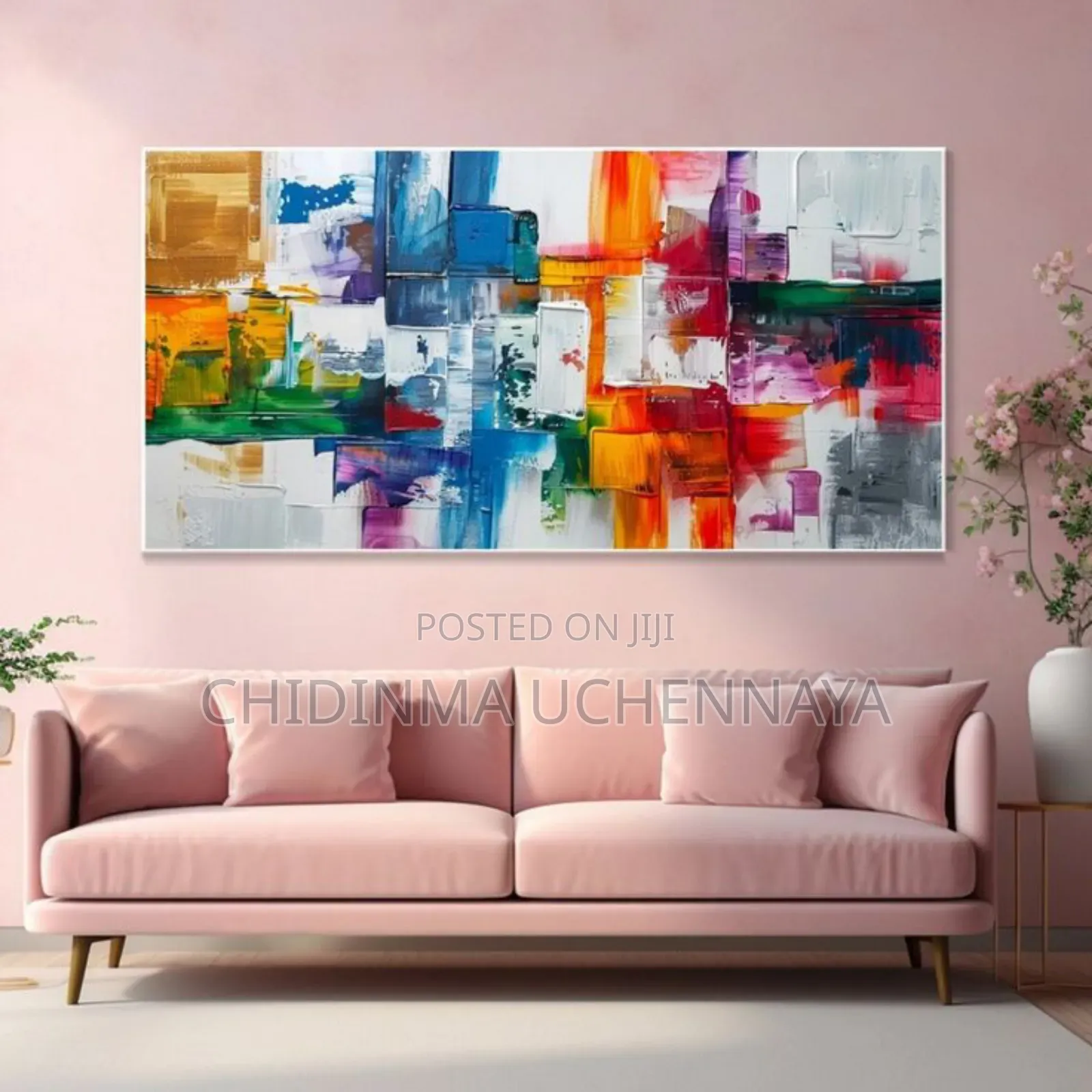 Modern Abstract Canvas Printing for Living Room