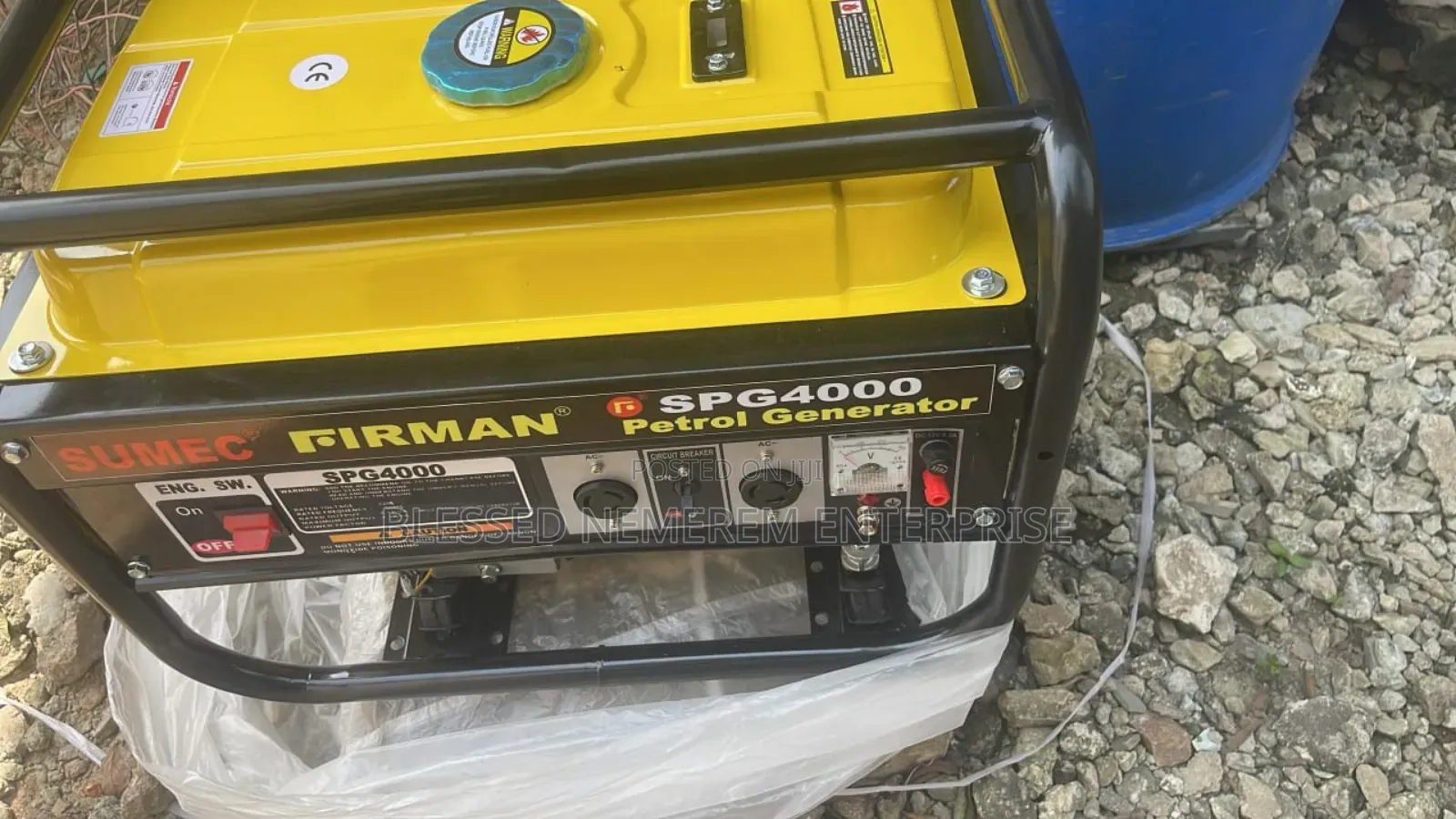 (4.5kva)Sumec Firman Petrol Generator Model Spg4000m 100%Copper Wire