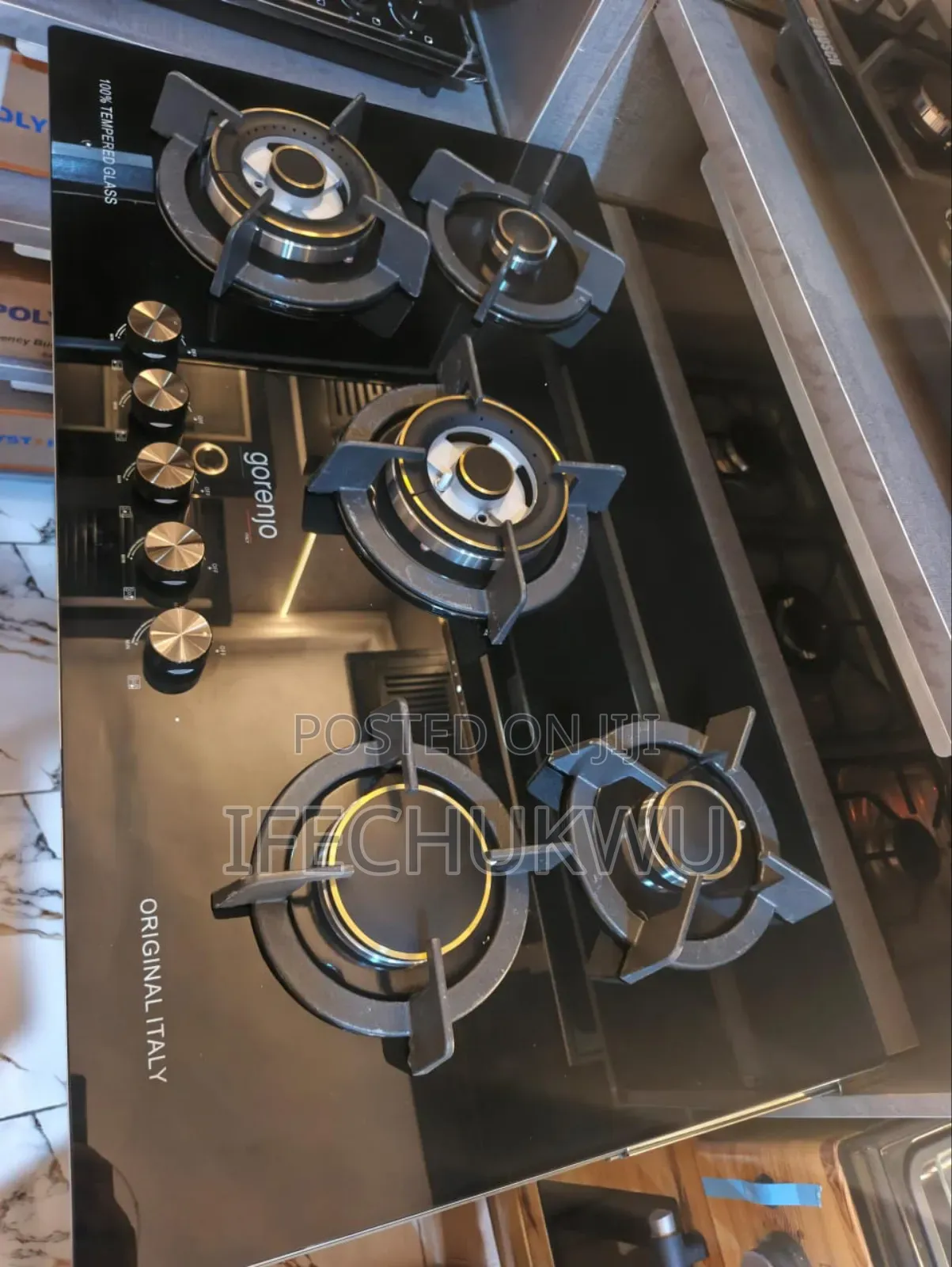 Original Quality Gorenjo Built-in Luxury Blueflame Light 5 Burners Gas