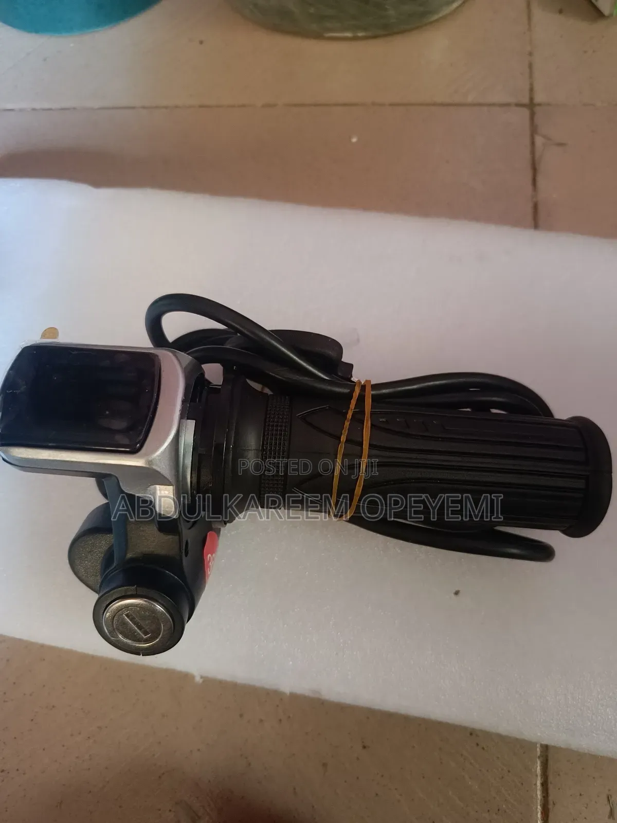 Ebike Throttle With Bar Display