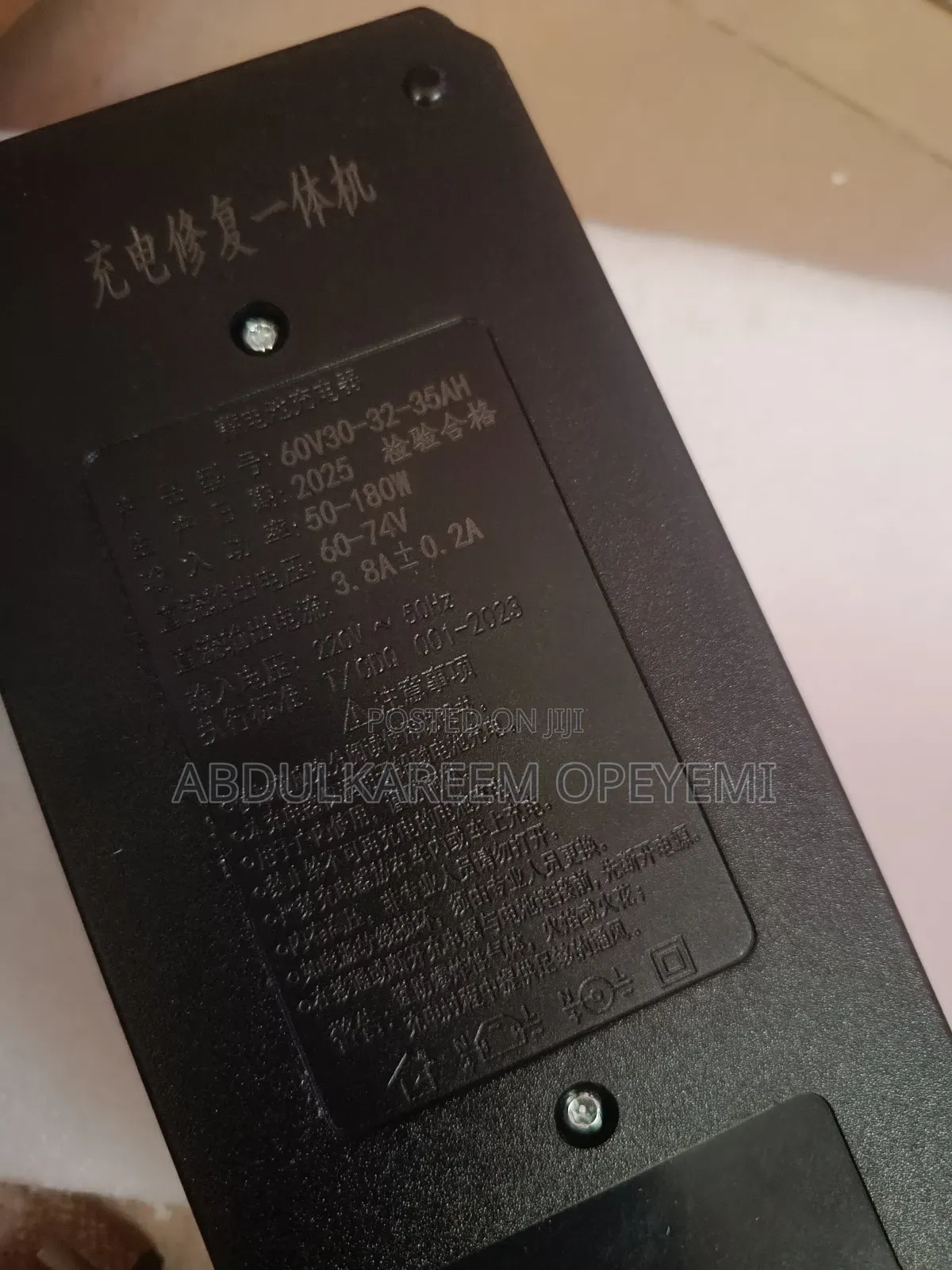 60v 30ah Leadacid Battery Ebike Charger