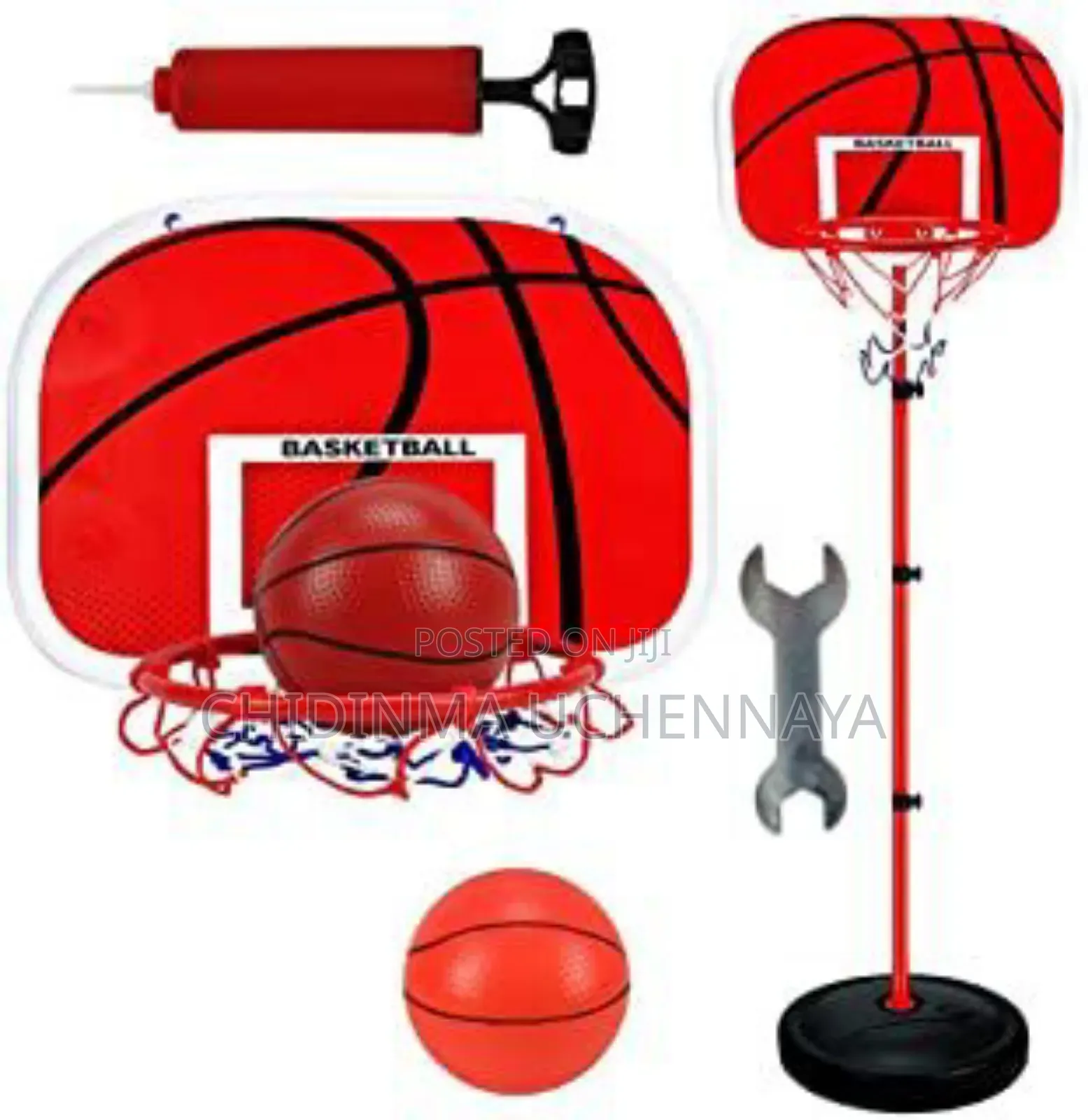 Toddler Adjustable Basketball Hoop