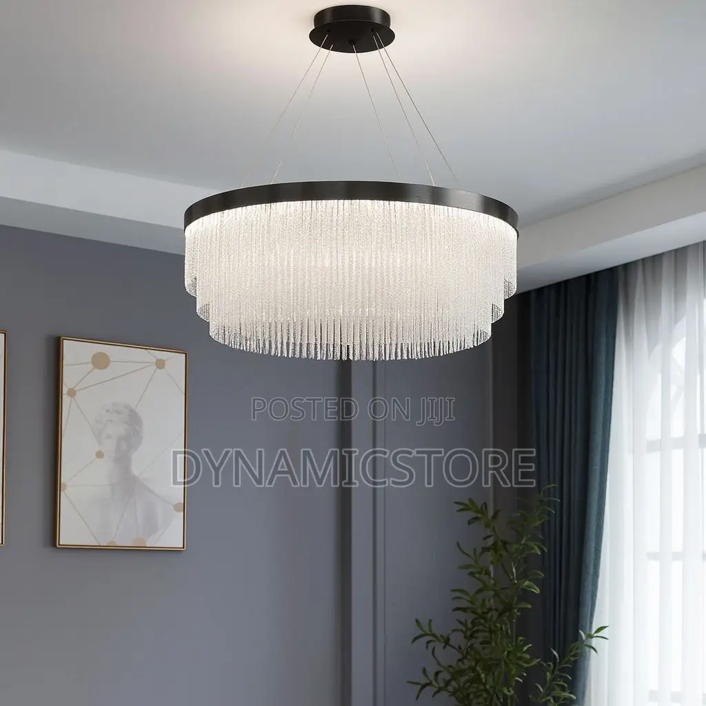 Black Colour Chandelier Light