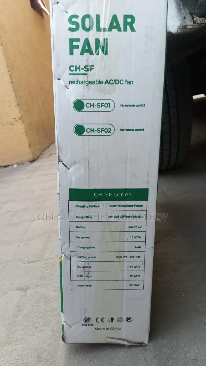 Cola Home Solar Fan. Best Solar Standing Fan Importer and Distributor