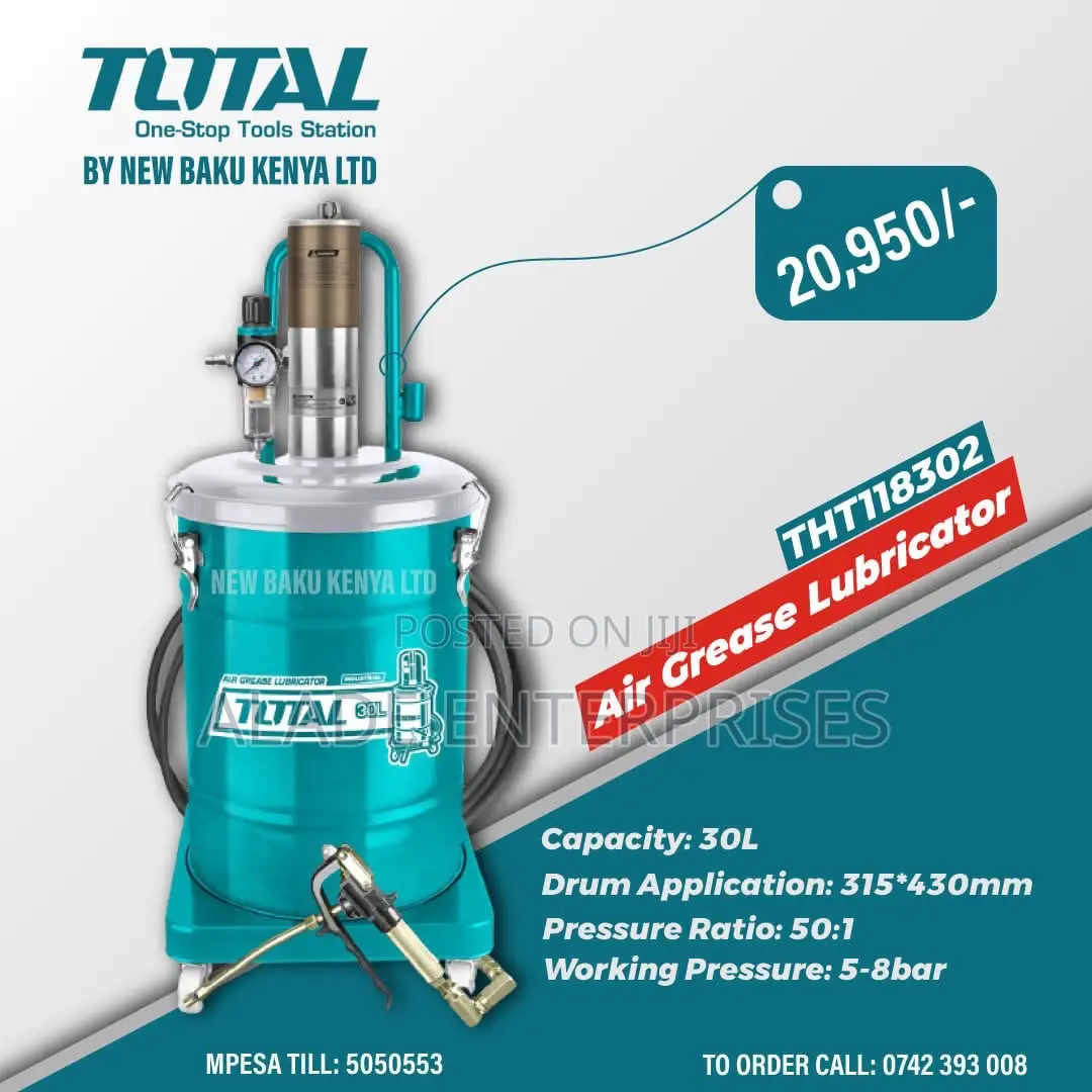 Total Air Grease Lubricator 30ltrs - Tht118302