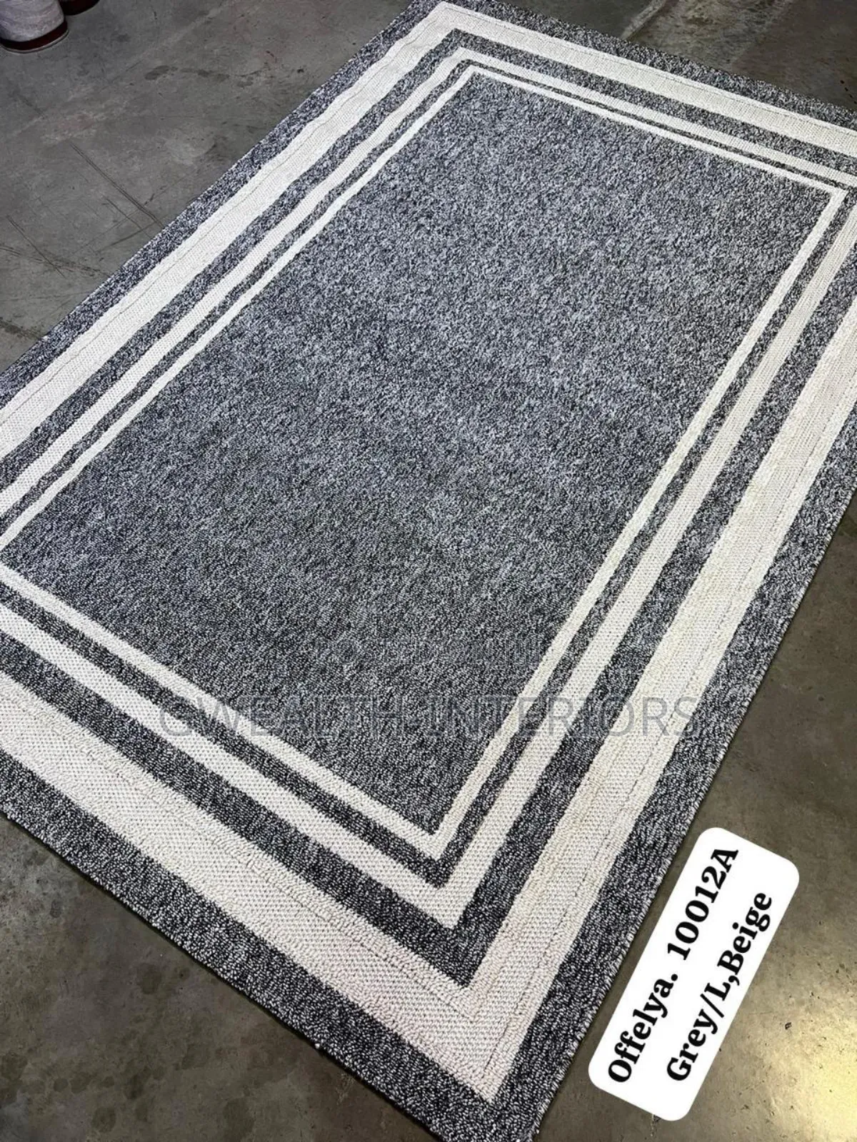 Gray Turkish Center Rugs