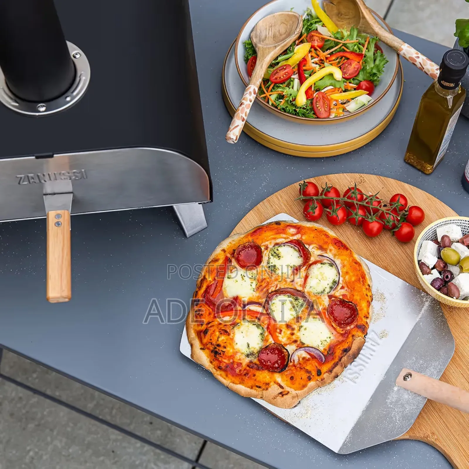 Zanussi Zpo1bpc Outdoor 12 Inch Wood Pellet Pizza Oven