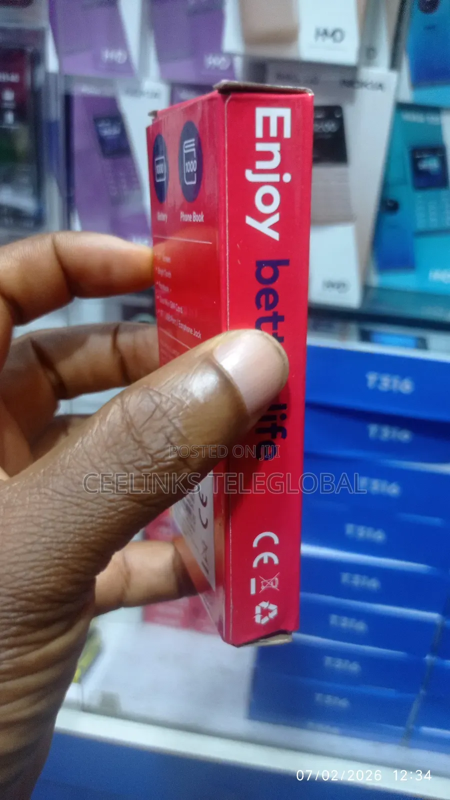 New Itel it2165 Black