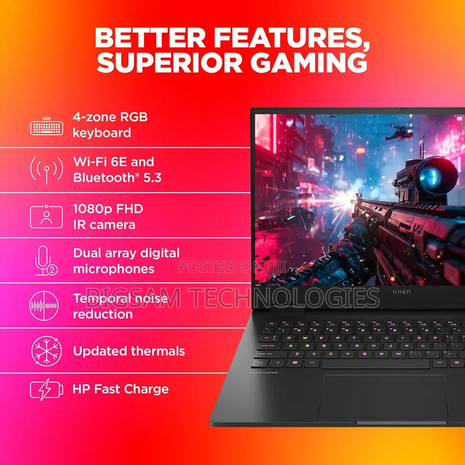 Laptop HP Omen 16 16GB Intel Core i7 SSD 1T