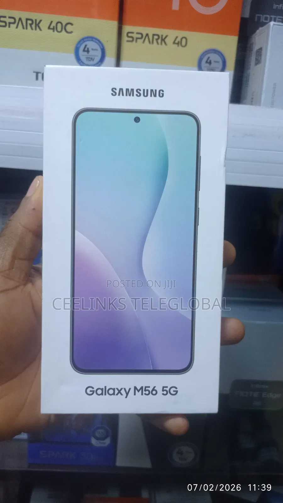 New Samsung Galaxy M56 5G 256 GB Black