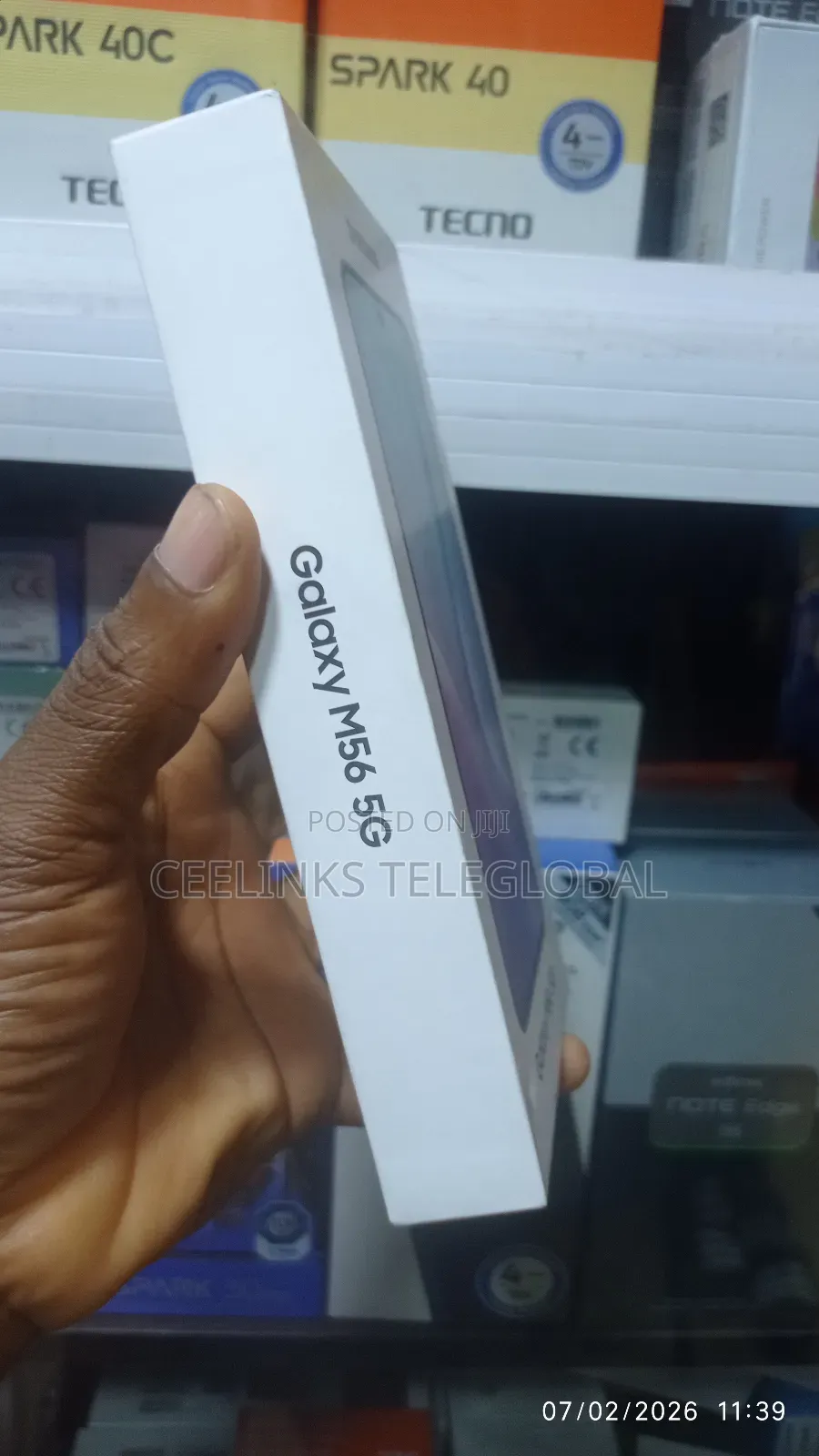 New Samsung Galaxy M56 5G 256 GB Black