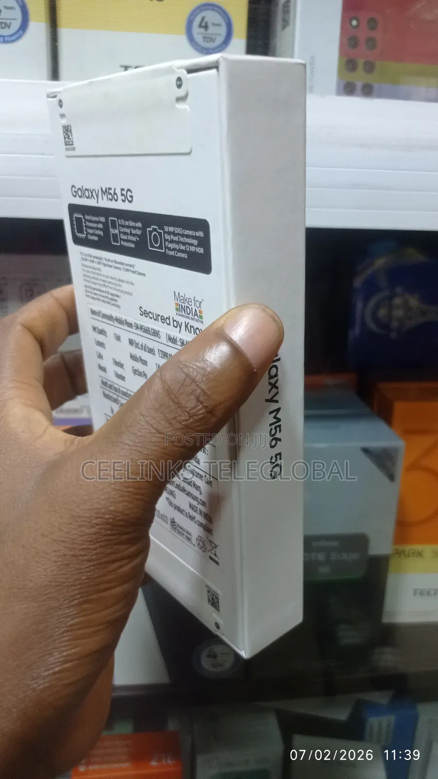 New Samsung Galaxy M56 5G 256 GB Green