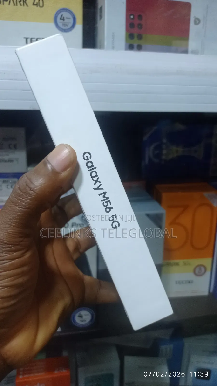 New Samsung Galaxy M56 5G 256 GB Blue
