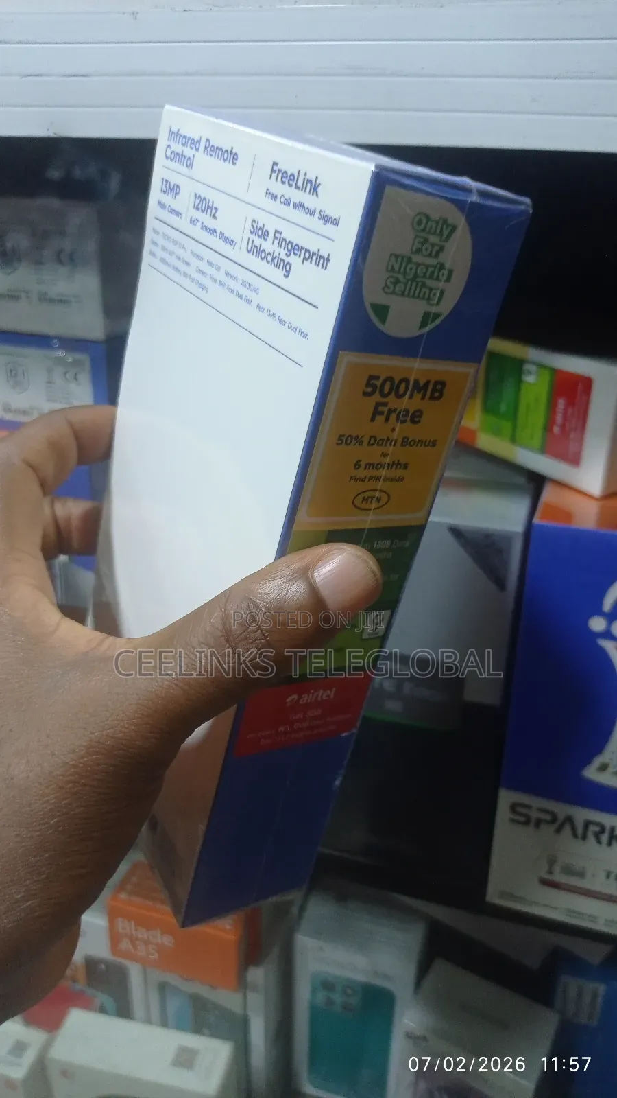 New Tecno Pop 10 Pro 128 GB Black