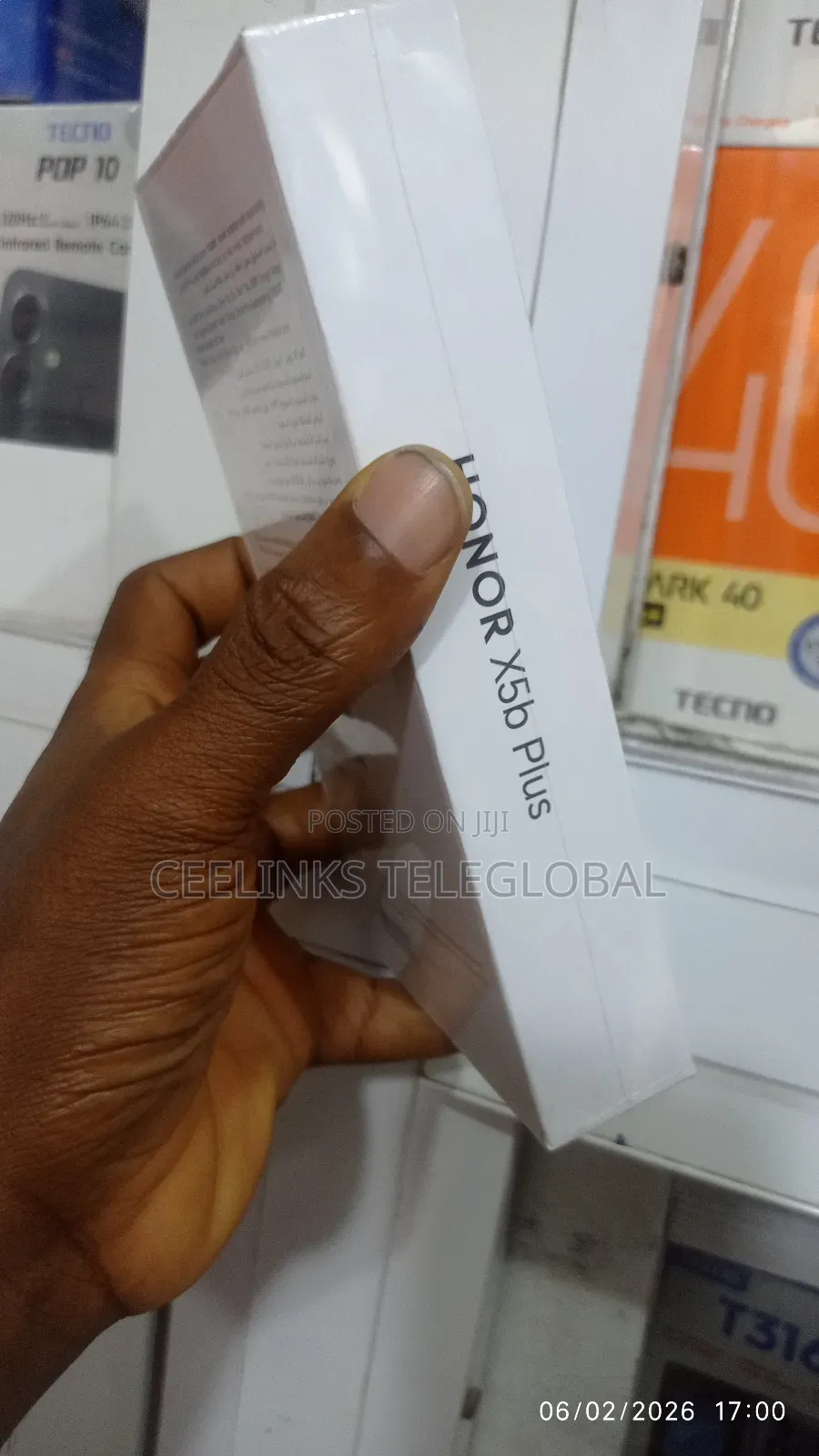 New Honor X5b Plus 128 GB Black