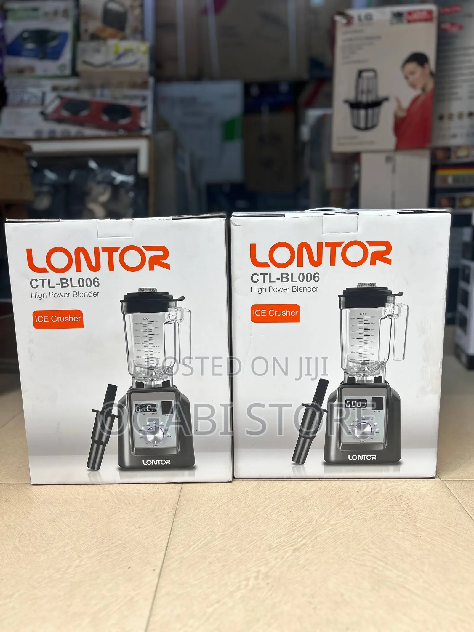 Lontor Digital Crusher Blender With Timer | 1600w | 1 Year Warranty |