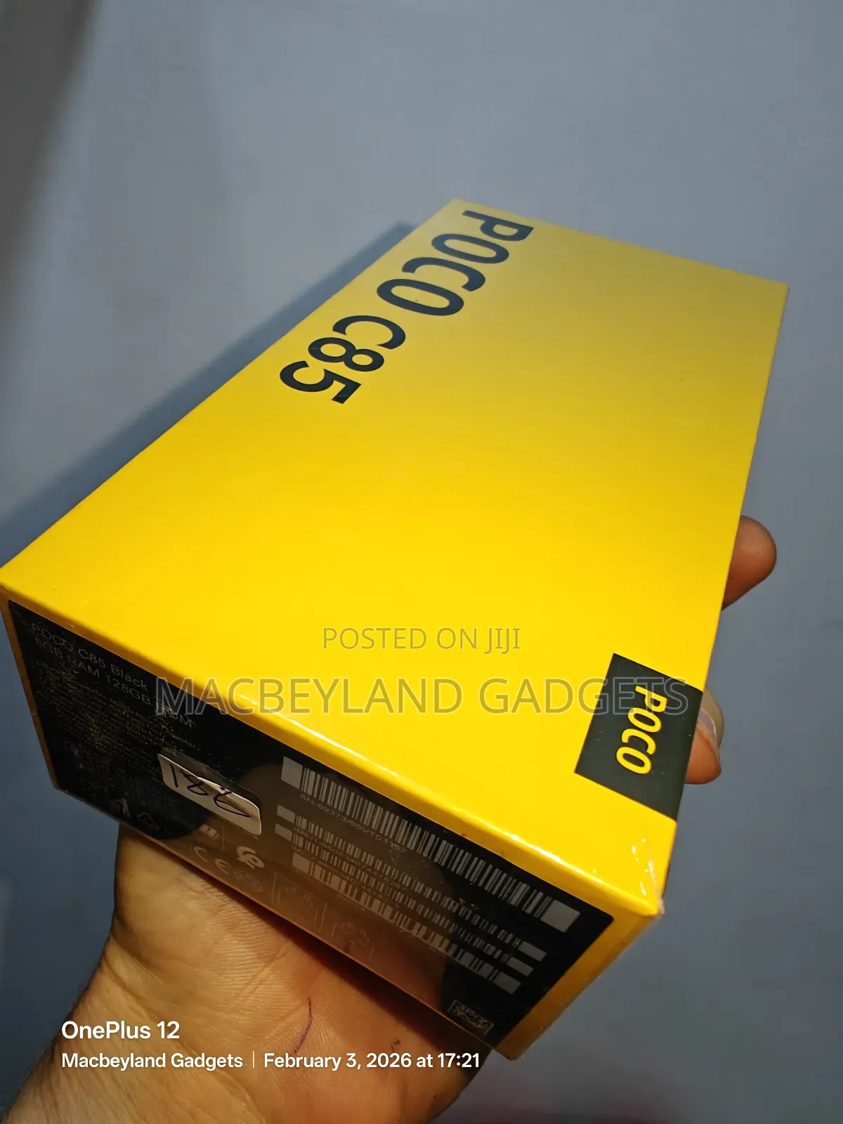 New Xiaomi Poco C85 4G 128 GB Black