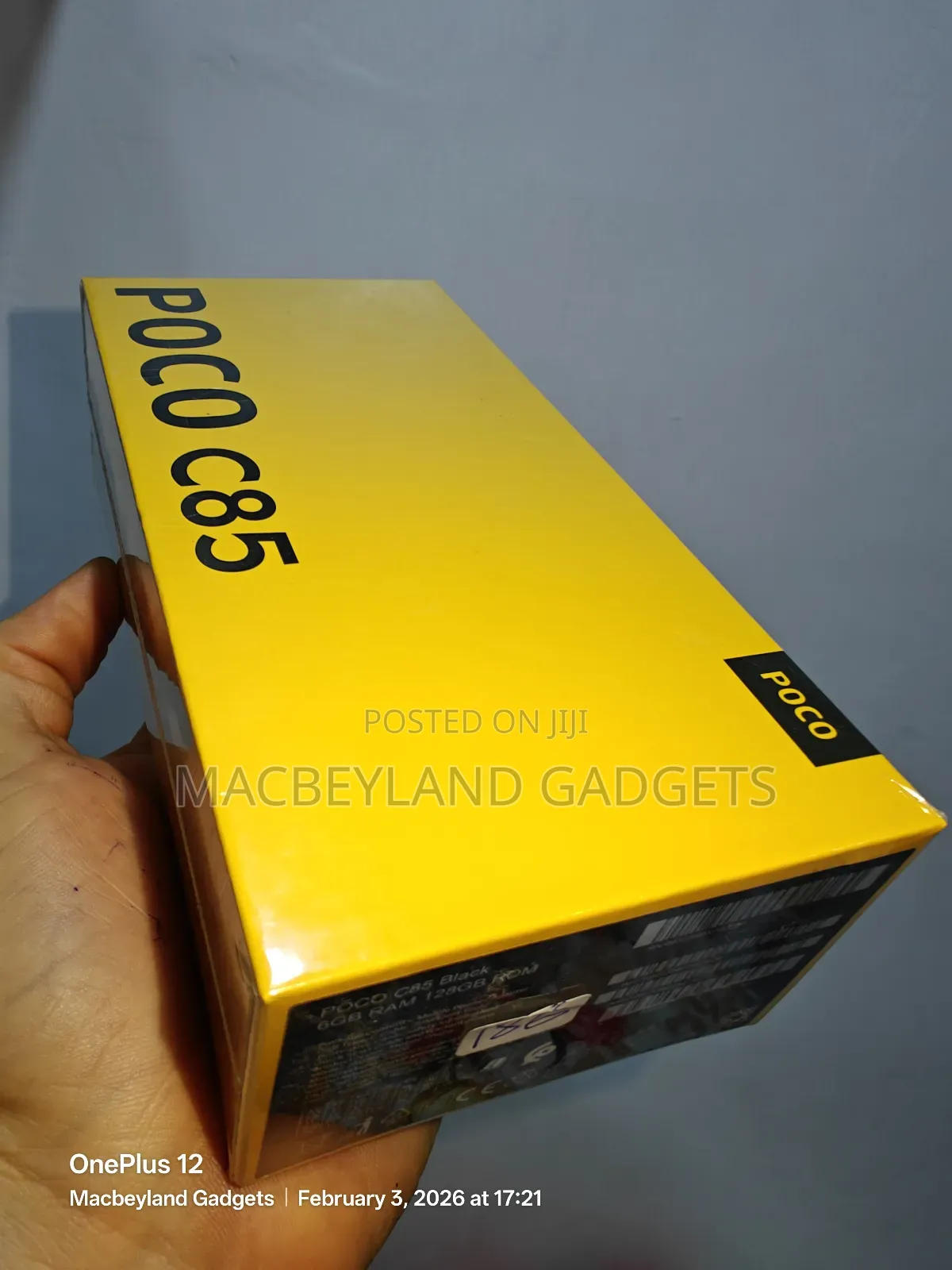 New Xiaomi Poco C85 4G 128 GB Black