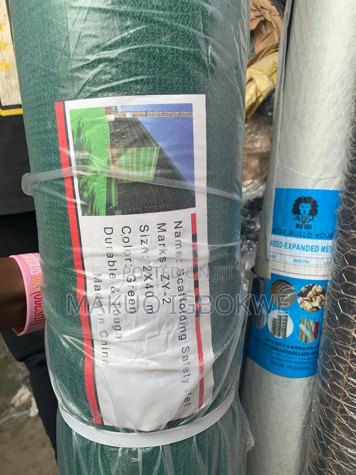 Imported Scaffolding Net Roll [Width - 2metres; Length - 40metres